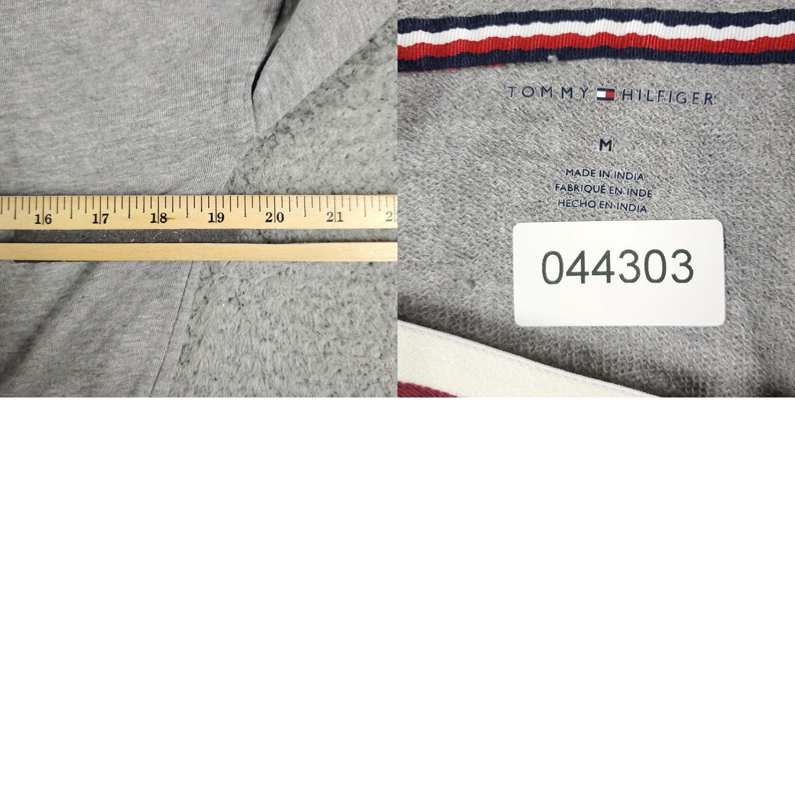 Tommy Hilfiger Tommy Hilfiger Hoodie Women's Medium Gray Pullover Sweatshirt Cotton Blend Size M / US 6-8 / IT 42-44 - 8 Thumbnail