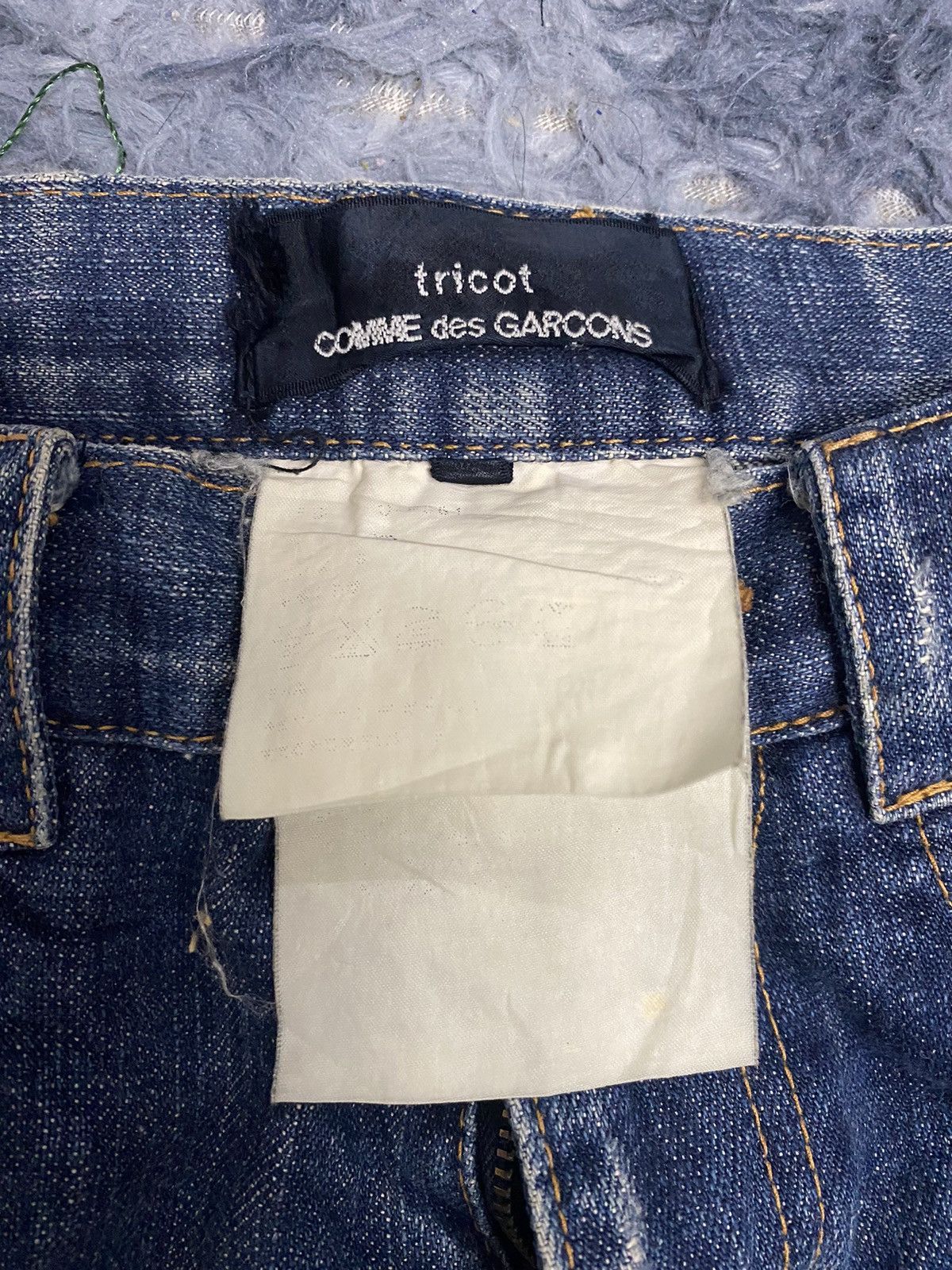CDG by Comme des Garcons Vintage Tricot Comme Des Garçons Bootcut Jeans Size 28" / US 6 / IT 42 - 10 Thumbnail