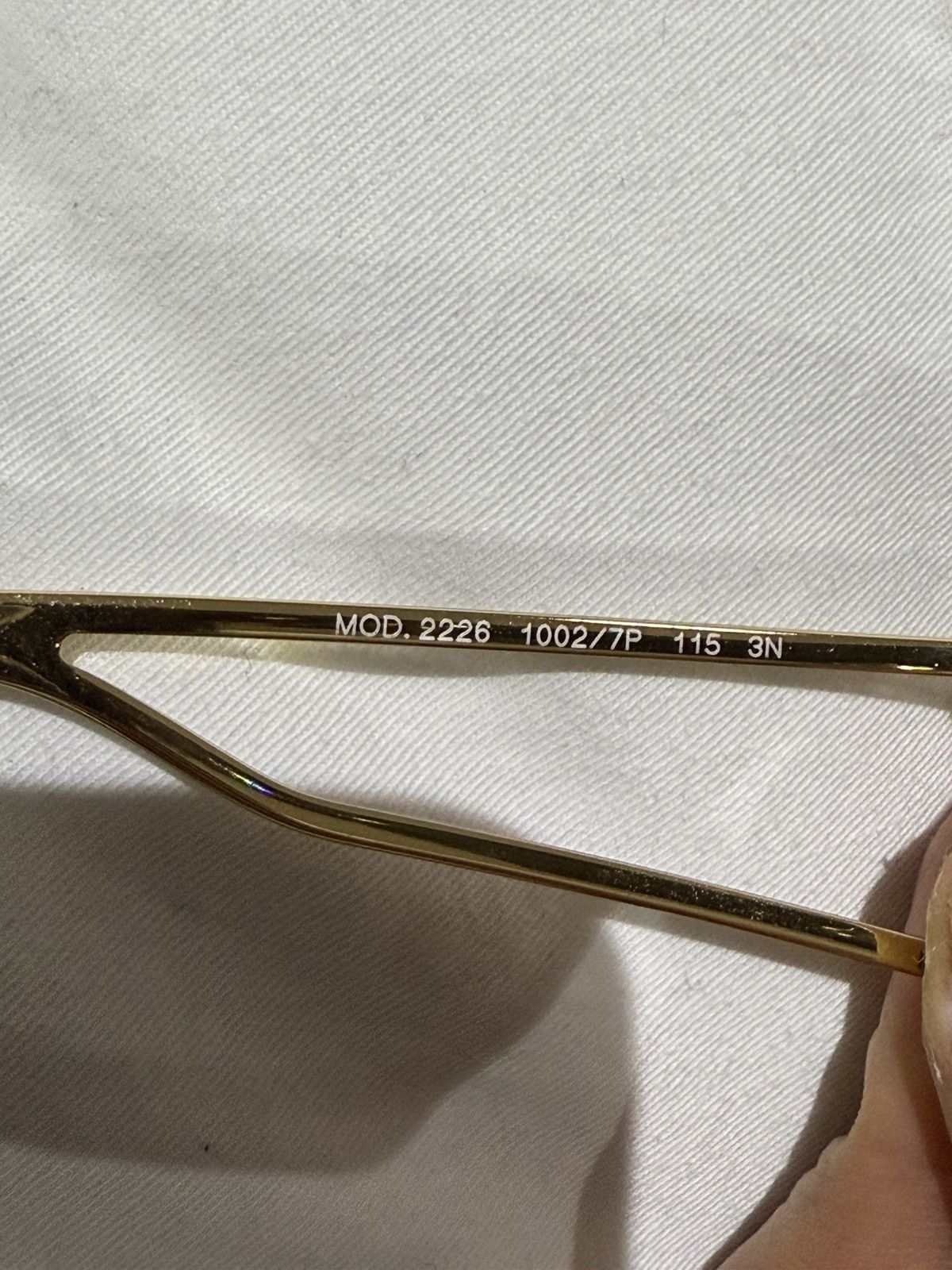 Versace Versace Gold Mirrored Sunglasses Size ONE SIZE - 8 Thumbnail