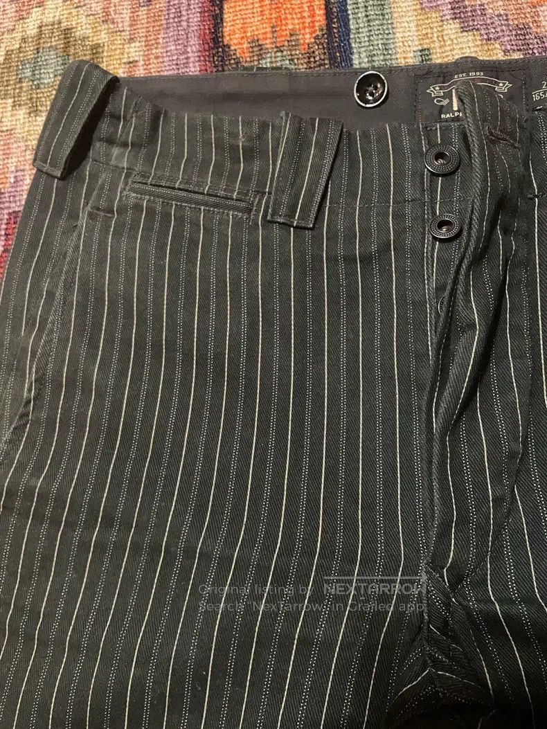 RRL Ralph Lauren RRL Ralph Lauren Rare Depp washed striped work pants Size US 32 / EU 48 - 4 Thumbnail