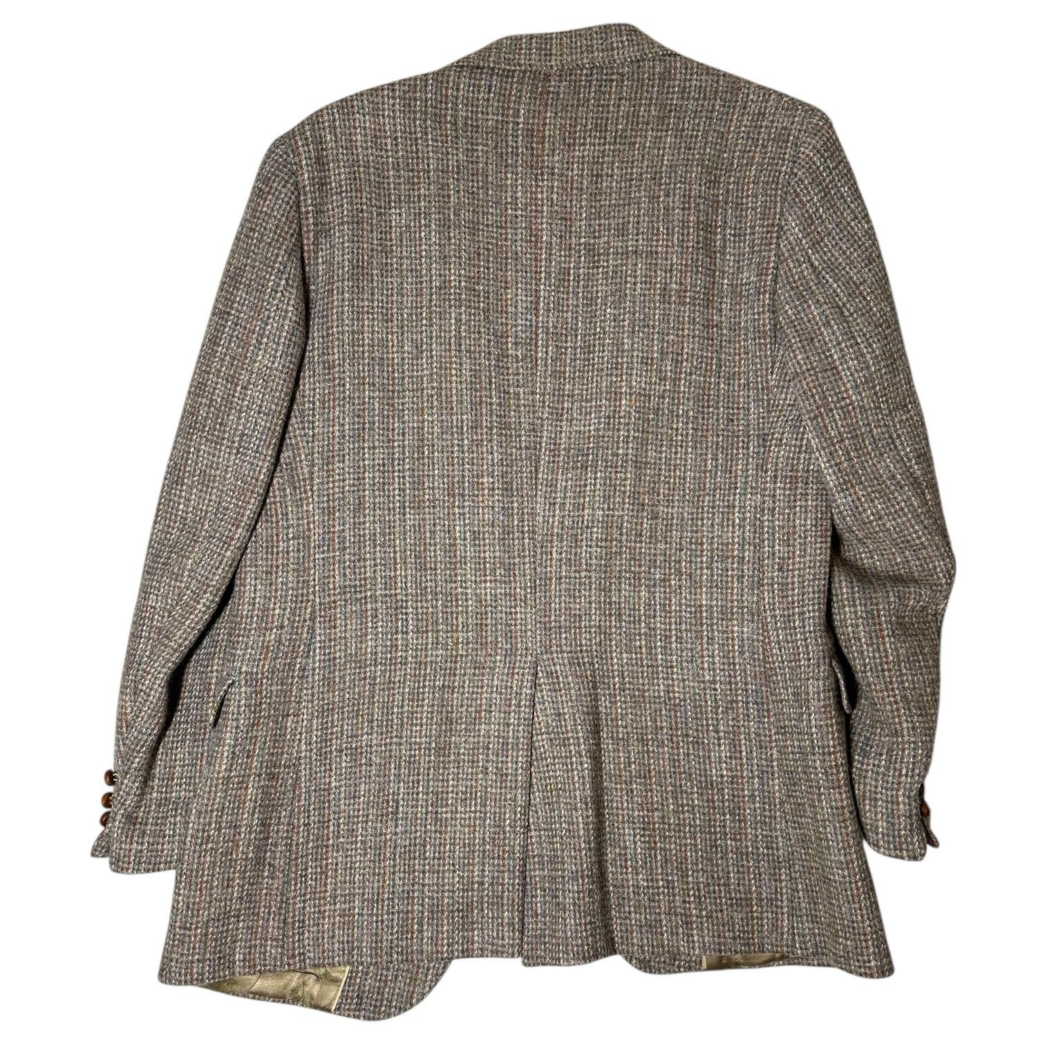 Harris Tweed Vintage John Alexander Harris Tweed 42R Brown Wool Blazer Size 42R - 3 Thumbnail