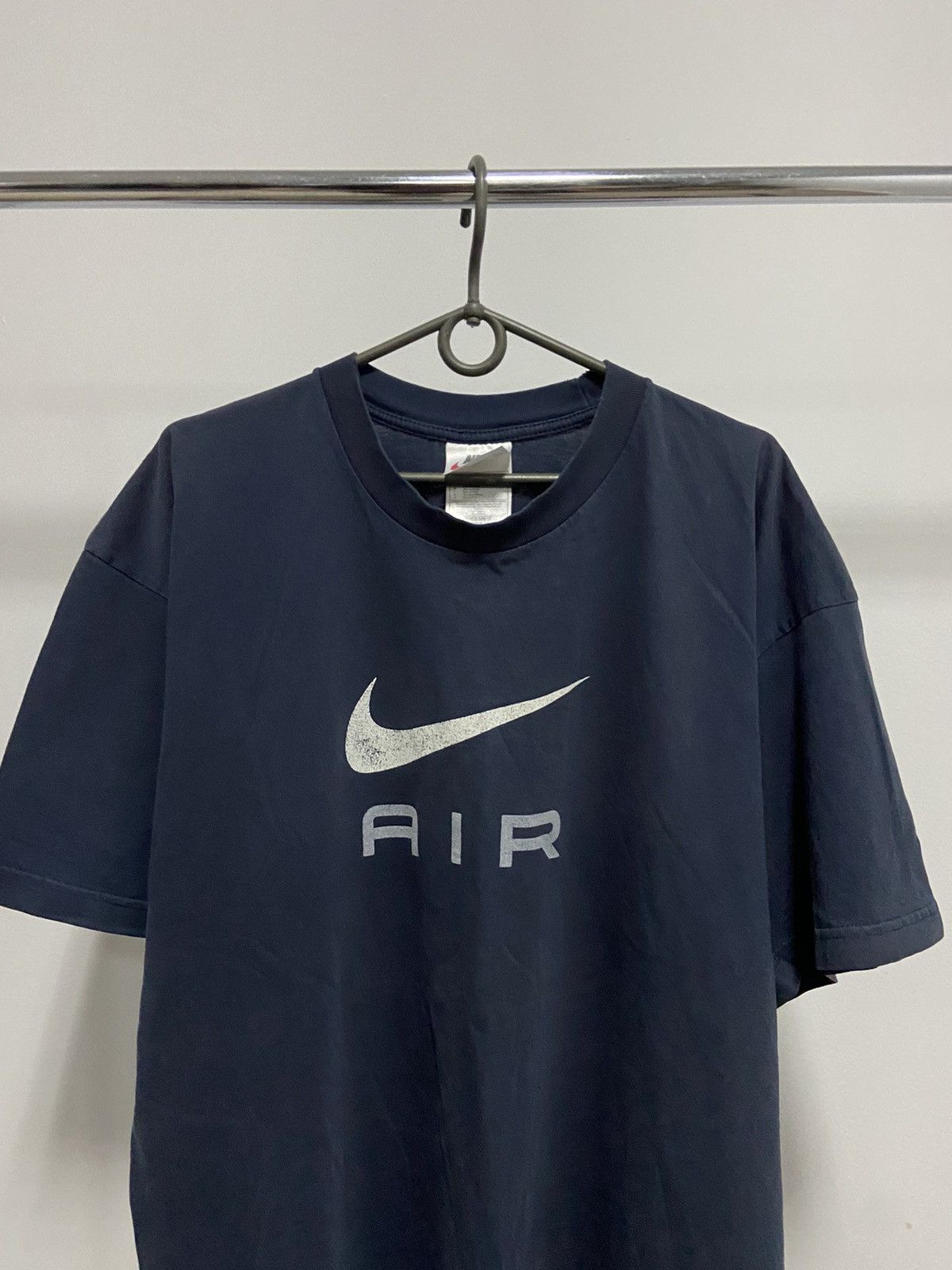 Nike × Vintage Nike Air T Shirt Vintage Big Logo swoosh skate Size US XL / EU 56 / 4 - 2 Thumbnail