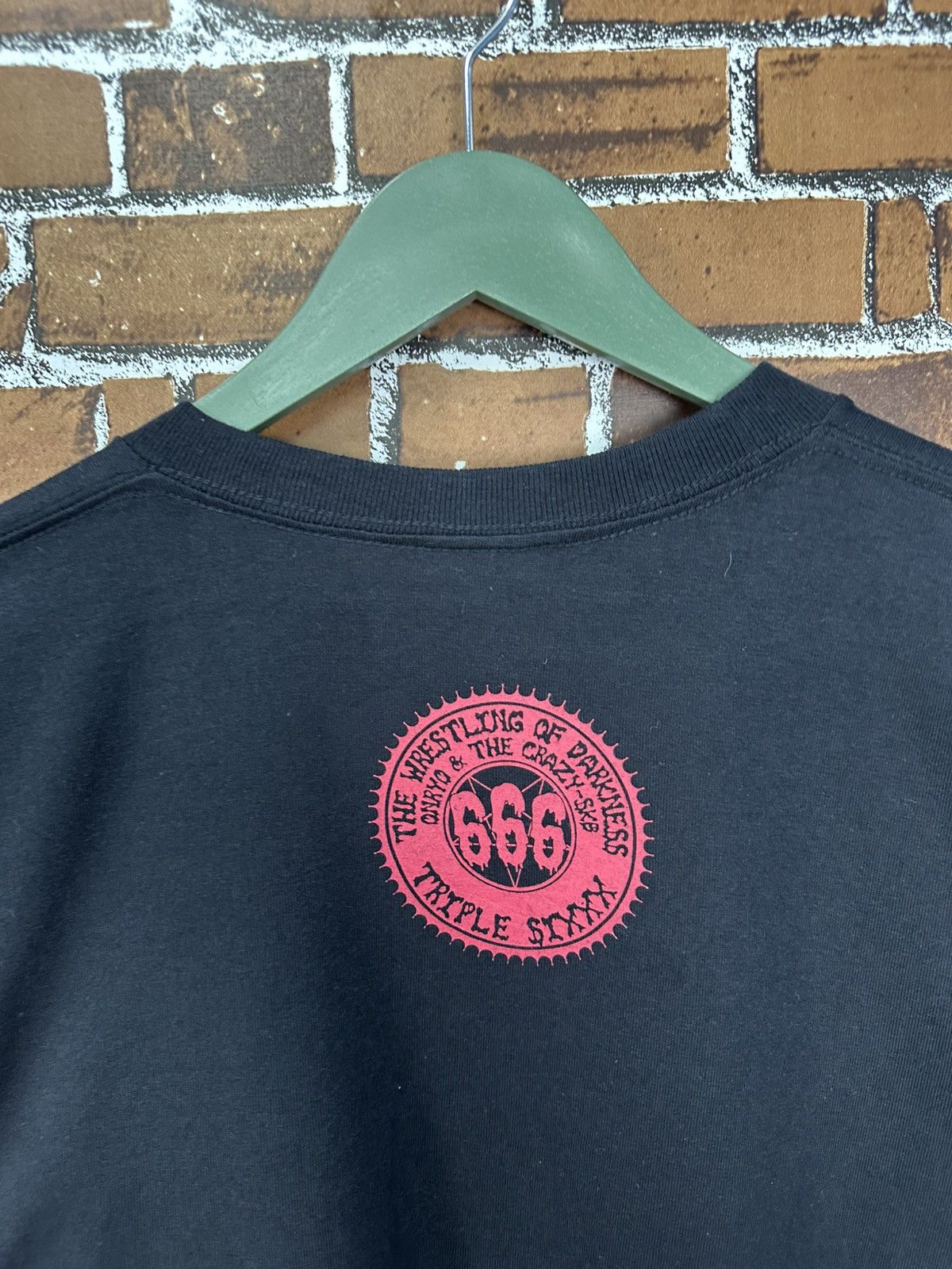 Punk and Yo Ram of God Triple Six The Wrestling Punk Tshirt A985 Size US L / EU 52-54 / 3 - 4 Thumbnail