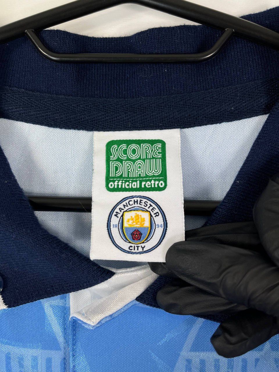 Umbro Manchester City 1991 1993 Home Score Official Retro Size XL Size US XL / EU 56 / 4 - 3 Thumbnail