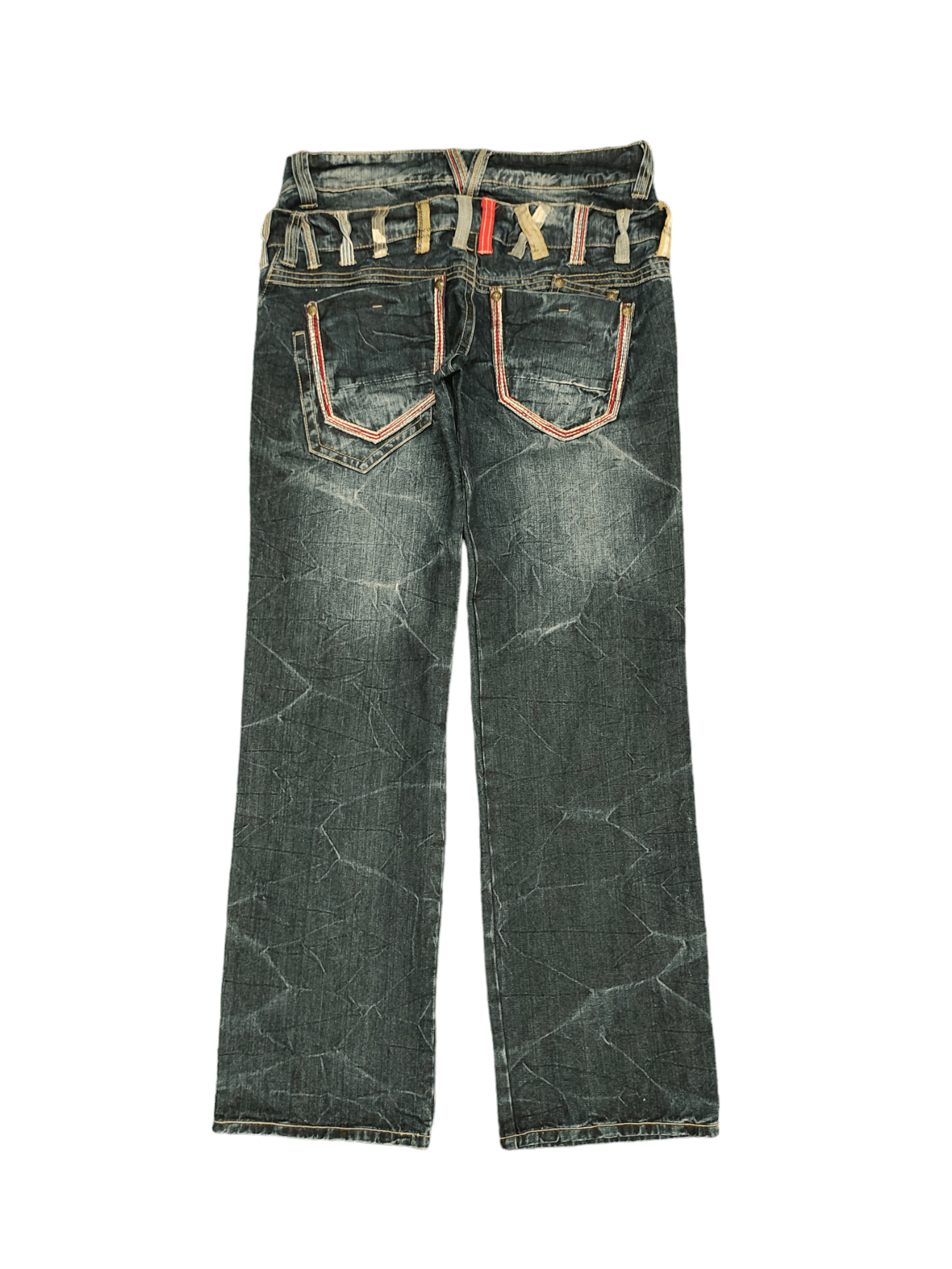 Hysteric Glamour Sorridere Double Waist Denim Clawmark Wide Leg Jeans Size US 32 / EU 48 - 13 Thumbnail