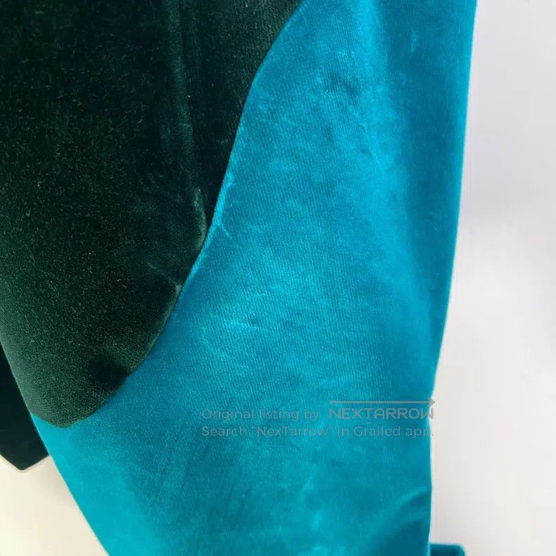 Louis Vuitton Louis Vuitton Lake Green Velvet Jacket Size US L / EU 52-54 / 3 - 7 Thumbnail