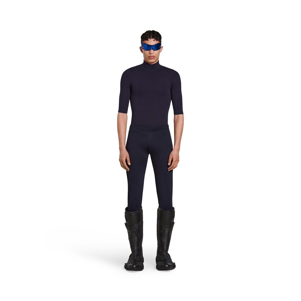 Balenciaga Balenciaga 3B Sports Icon Fitted Long Sleeve Turtleneck Size US M / EU 48-50 / 2 - 11 Thumbnail