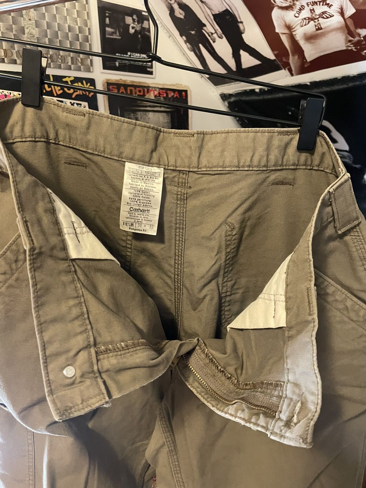 Carhartt Brown Carharrt painters pants Size US 35 - 6 Thumbnail