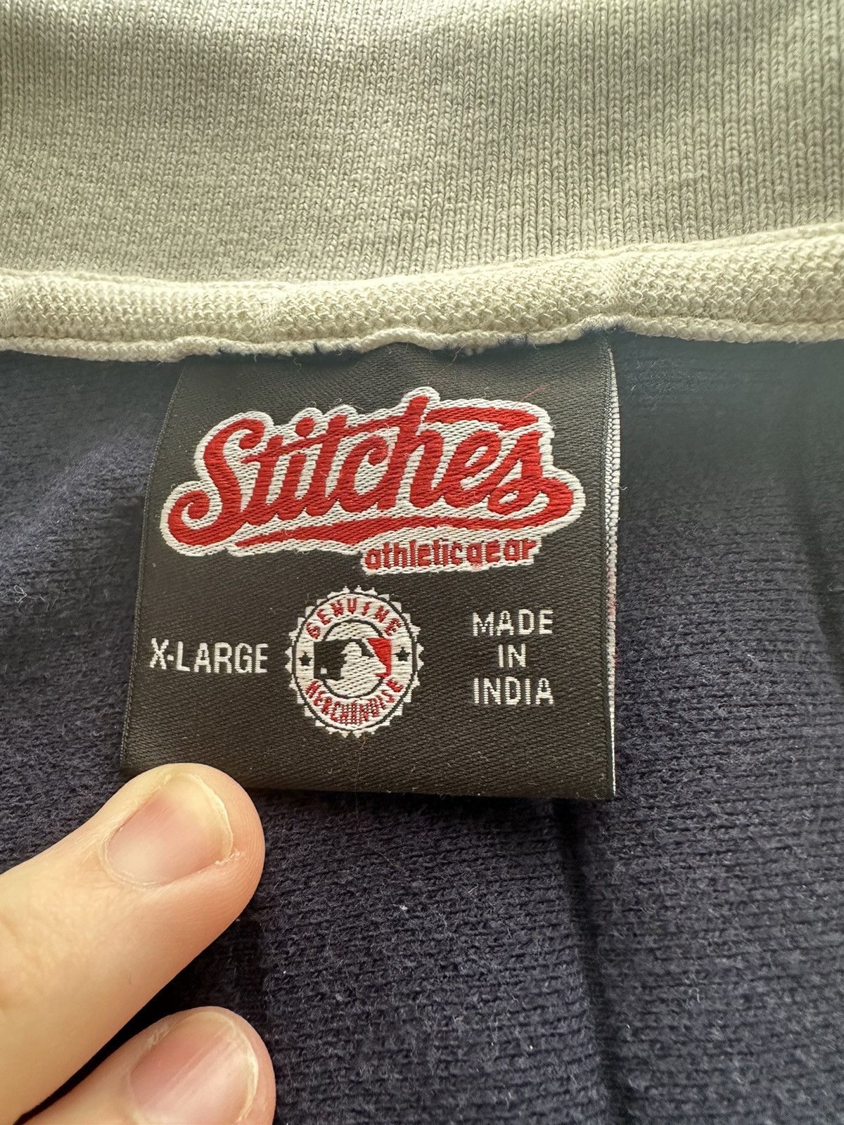 MLB × Vintage Vintage Stiches MLB Detroit Tigers Ribbed Polo T-Shirt Size US XL / EU 56 / 4 - 4 Thumbnail