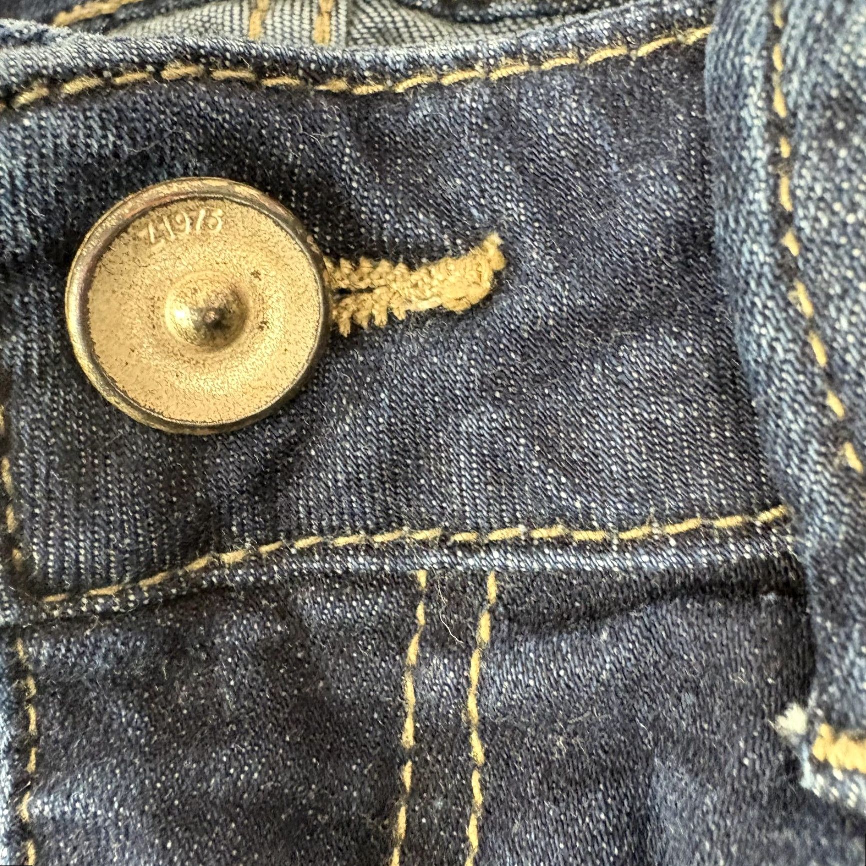 Zara Zara Z1975 Jeans Womens Slim Straight Mid Rise Dark Wash Blue 28x29 Denim Size 28" / US 6 / IT 42 - 5 Thumbnail