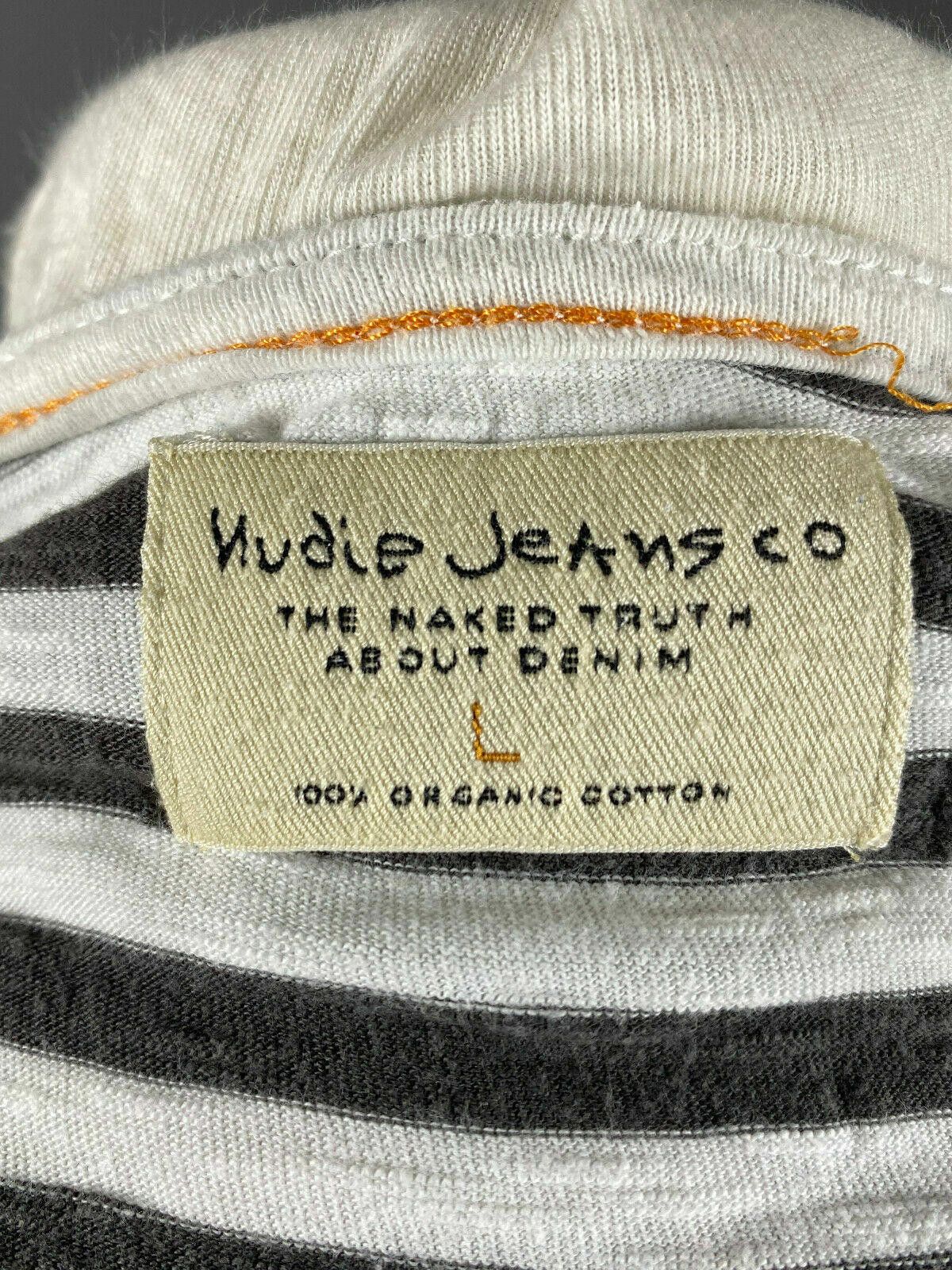 Nudie Jeans Ladies Nudie Jeans Co Stripe Pullover Sweater Size L Size L / US 10 / IT 46 - 9 Thumbnail