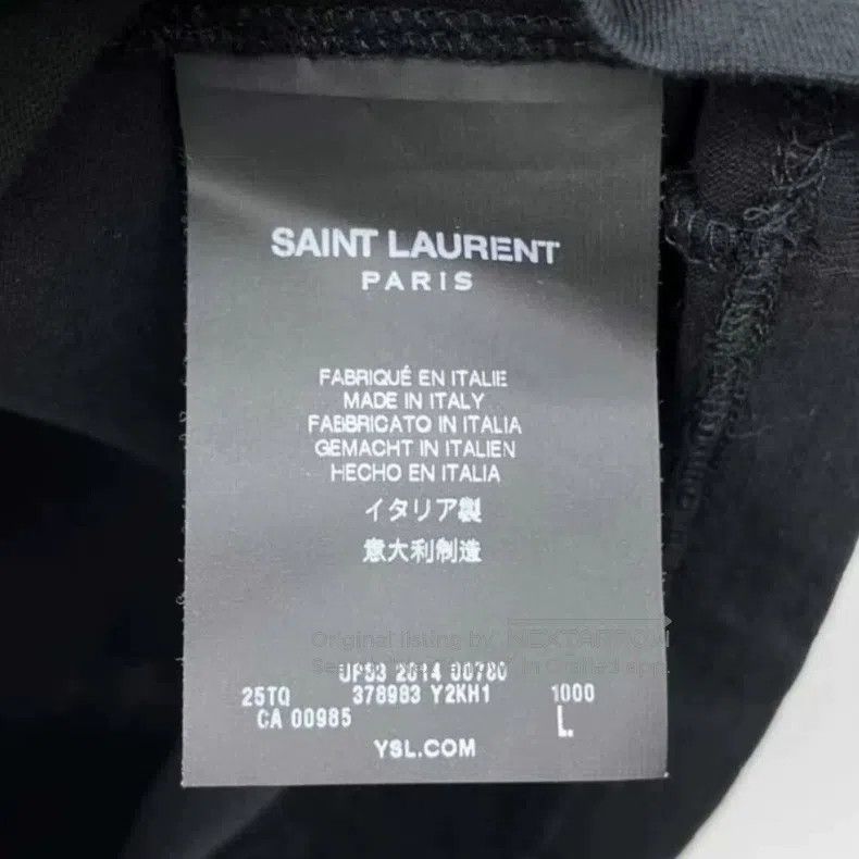 Saint Laurent Paris Saint Laurent Paris Blood tooth short-sleeved shirt Size US L / EU 52-54 / 3 - 4 Thumbnail