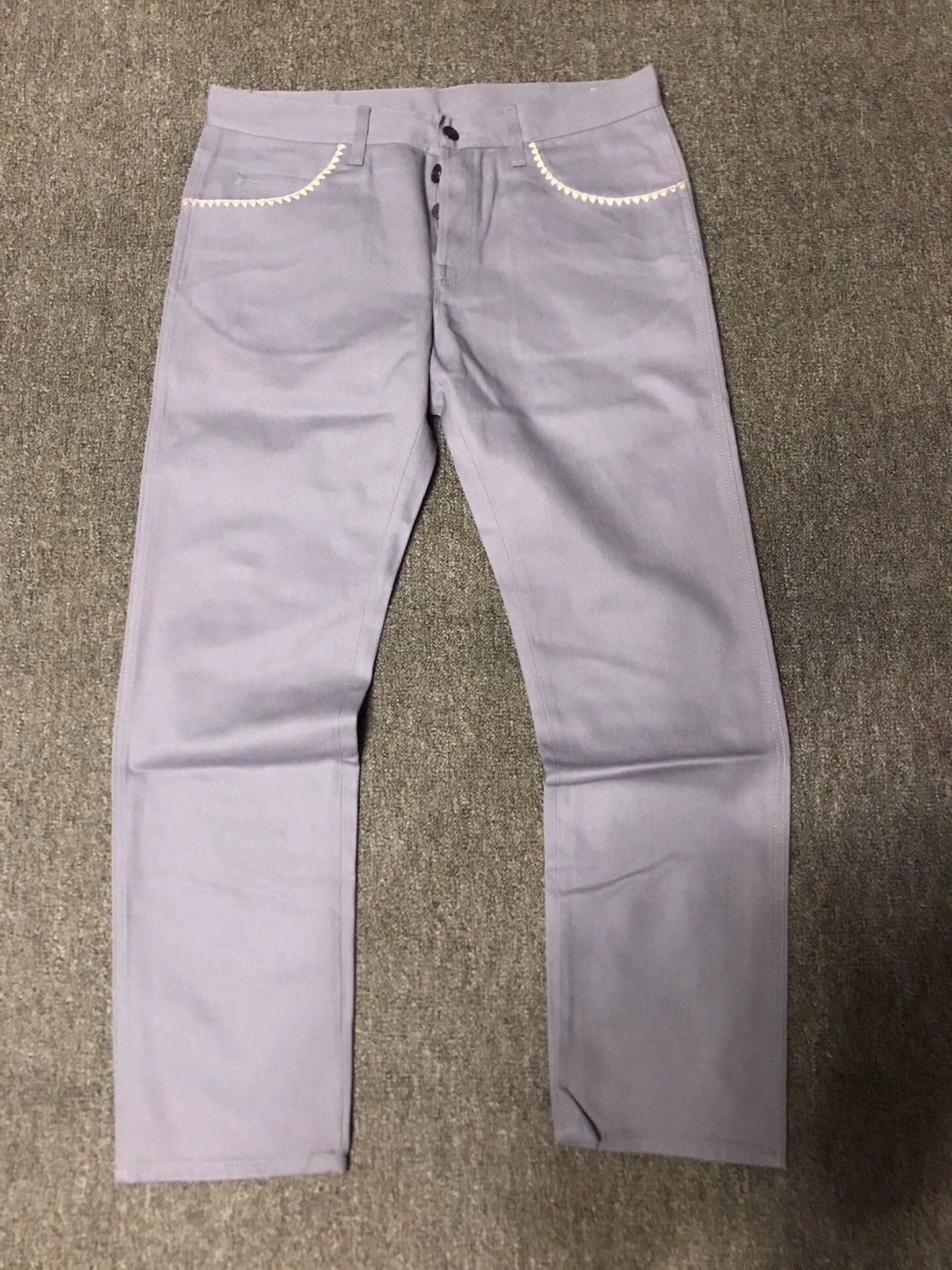 Gucci Gucci Lavender Chinos 36 (Fits Small) Straight Size US 36 / EU 52 - 1 Thumbnail