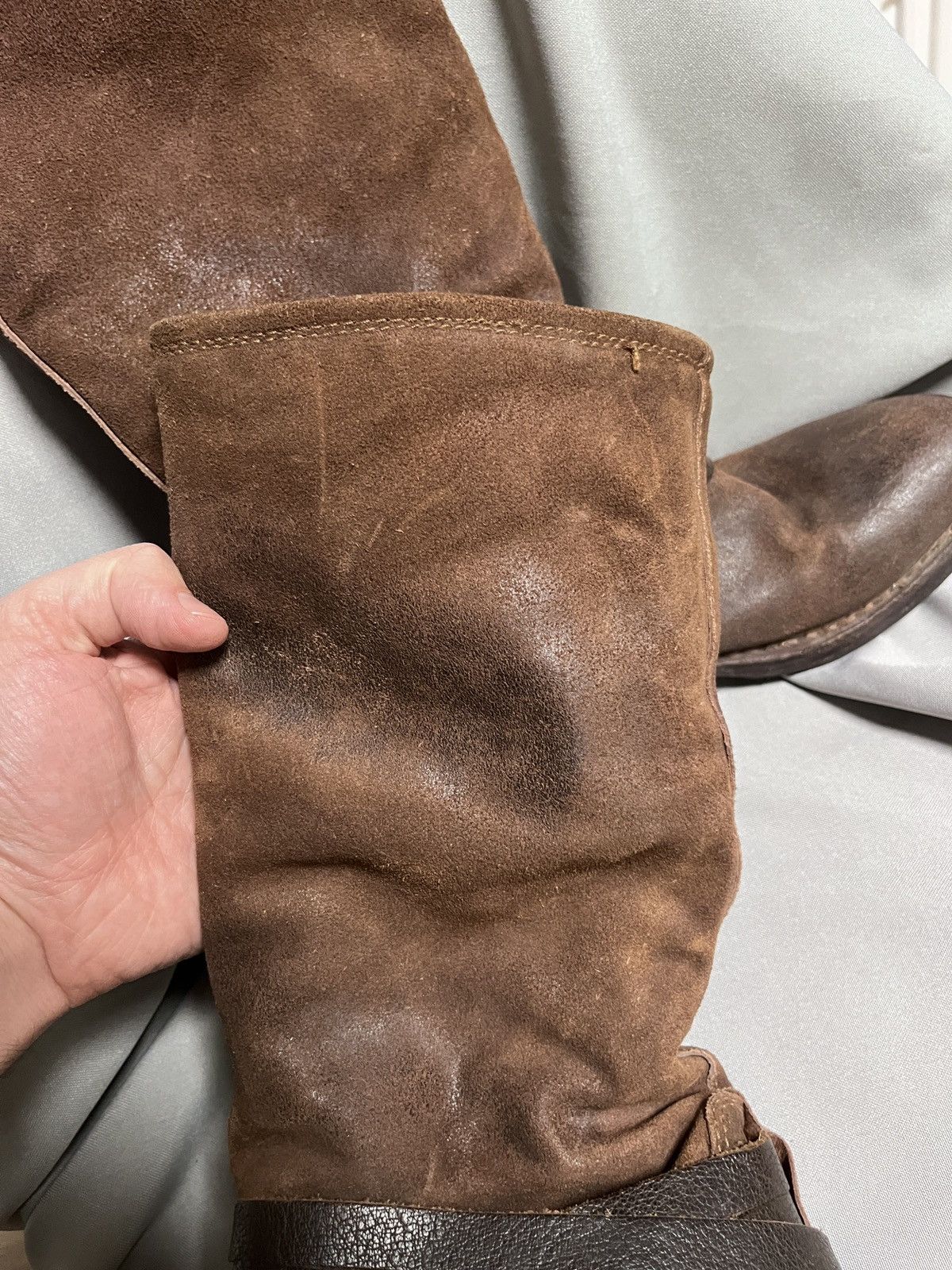 MoMA Moma Avant Garde Brown Leather + Fur Inside Warm Boots Size US 6 / IT 36 - 21 Thumbnail