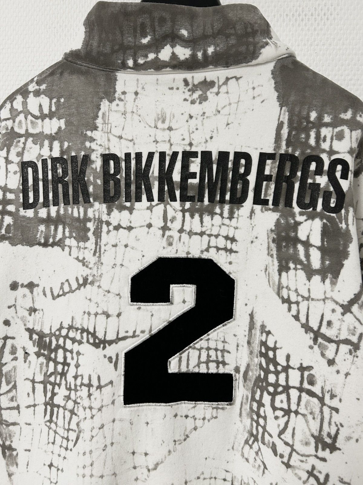 Dirk Bikkembergs Croc Print Soccer Zip Jacket Size US XXL / EU 58 / 5 - 9 Thumbnail