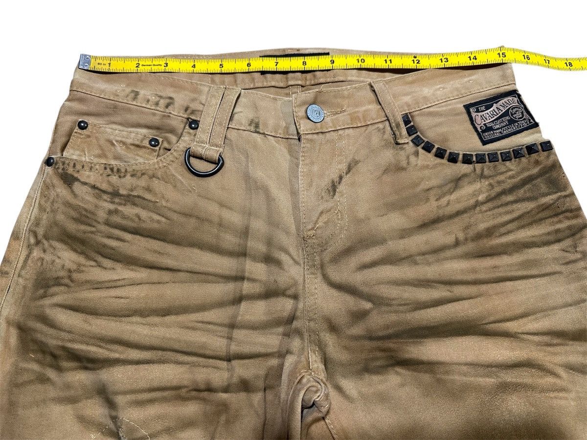 If Six Was Nine 🔥Y2K Archived Cavaria Leopard Patchwork Flared Pants LGB Size US 30 / EU 46 - 17 Thumbnail