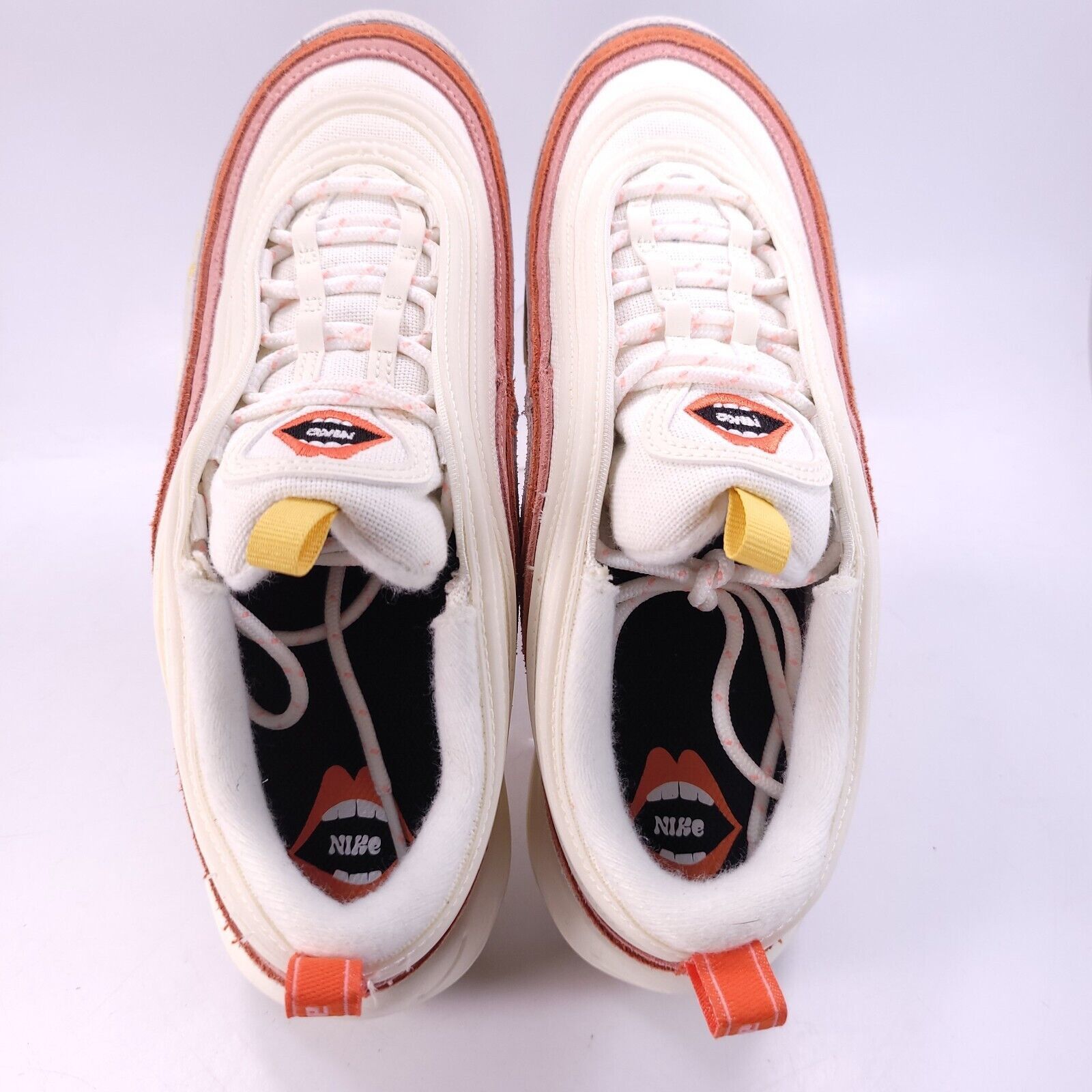 Nike Nike Air Max 97 Shoe Womens Size 10 DQ7655-100 White Pink Size US 10 / IT 40 - 4 Thumbnail