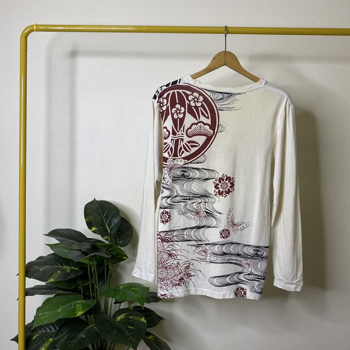 Bullet Noise × Ed Hardy Bullet Noise Japanese Motive Affliction Ed Hardy Style LS Size US M / EU 48-50 / 2 - 6 Thumbnail