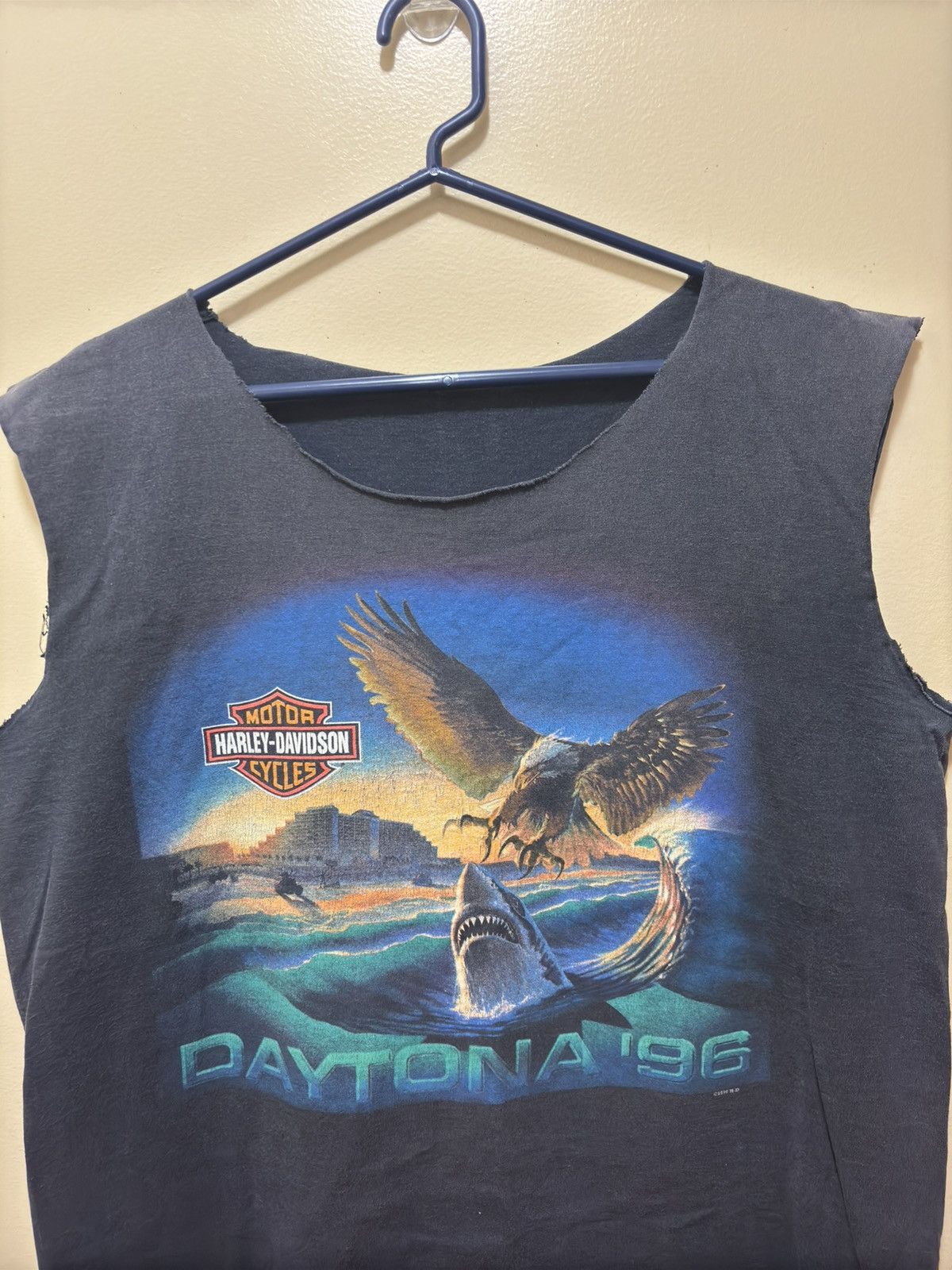 Harley Davidson Vintage 1996 Daytona Harley Davidson Size US L / EU 52-54 / 3 - 3 Thumbnail