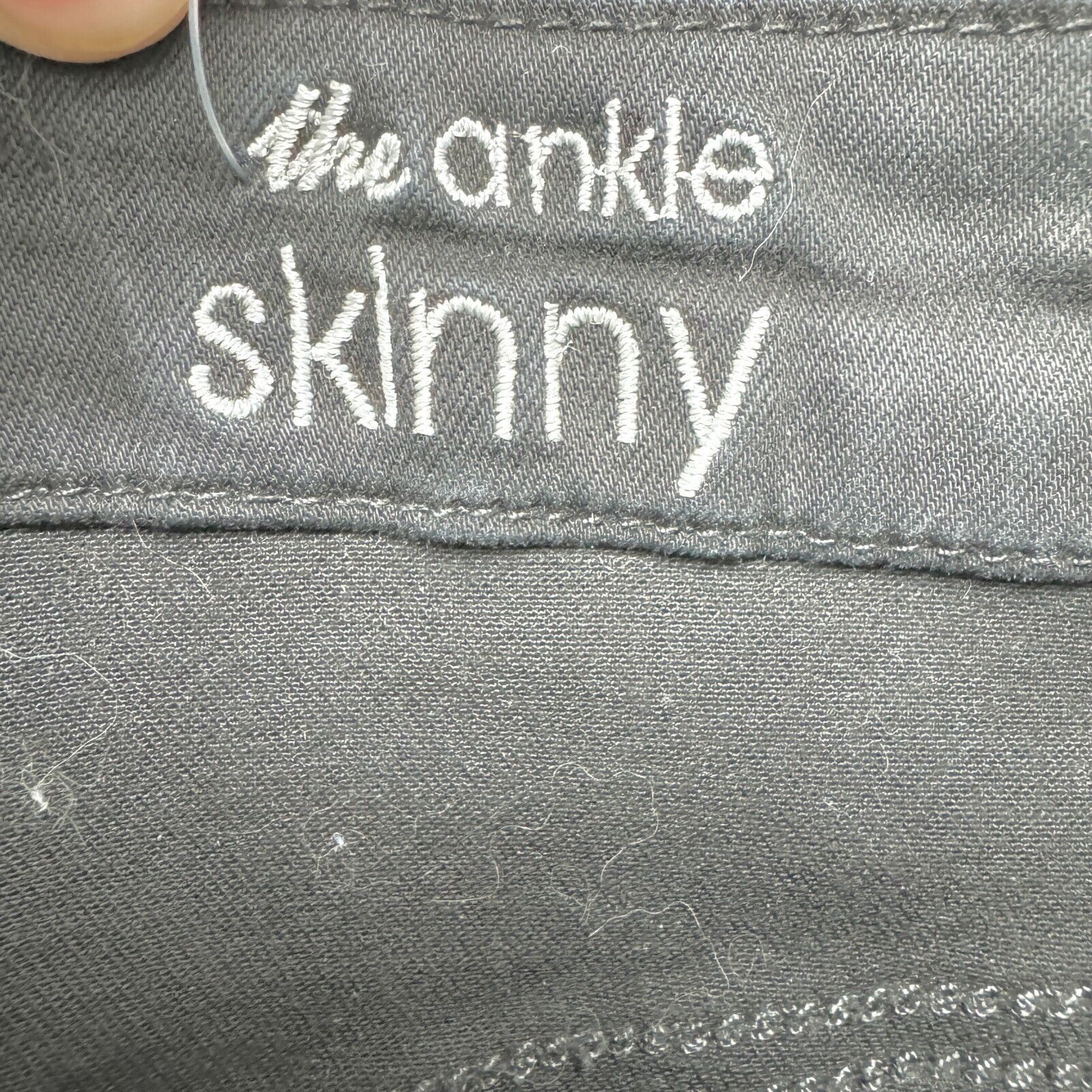 7 For All Mankind 7 For All Mankind Low Rise Blair Ankle Skinny Jeans Size 27 Size 27" / US 4 / IT 40 - 4 Thumbnail
