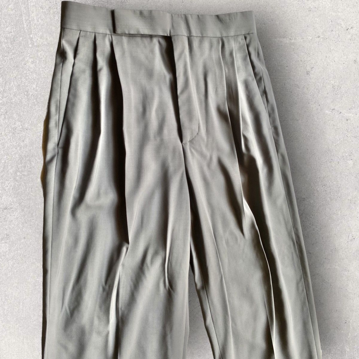 Celine × Phoebe Philo Celine By Phoebe Philo Pleated High Waist Trousers Size 26" / US 2 / IT 38 - 2 Thumbnail