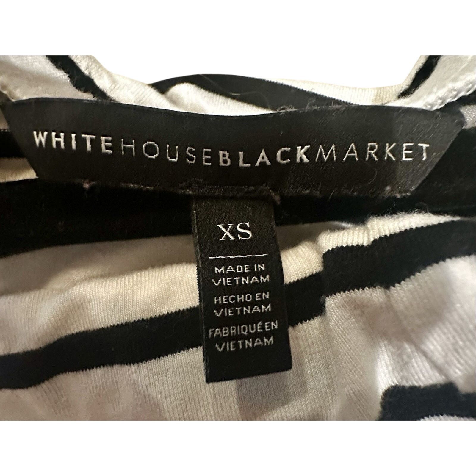 White House Black Market White House Black Market White Striped Weekender Dress XS Size XS / US 0-2 / IT 36-38 - 4 Thumbnail