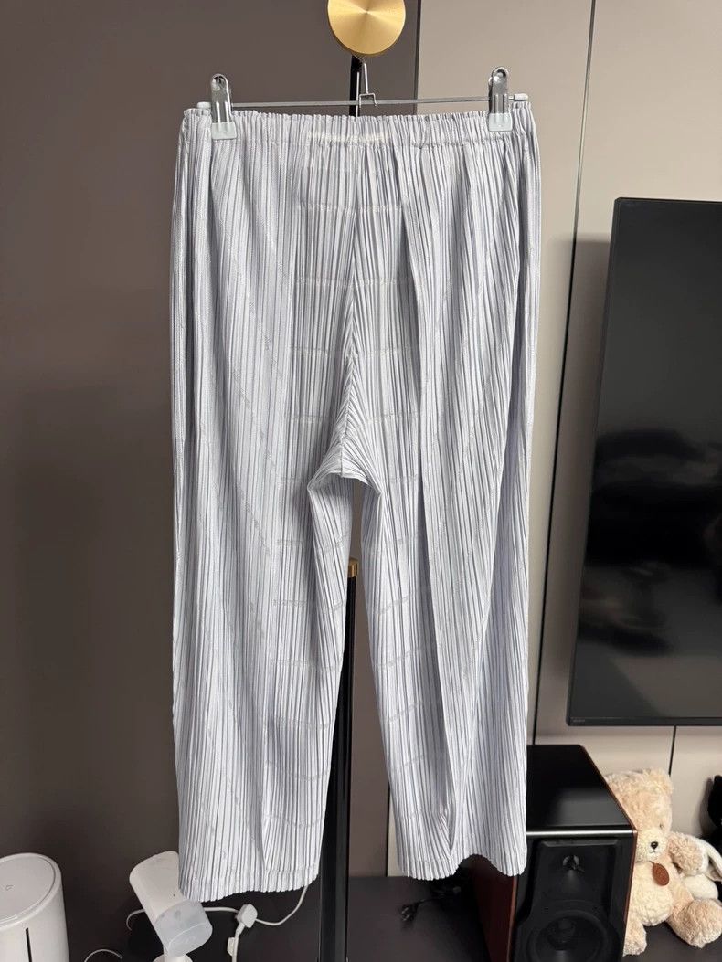 Issey Miyake Issey Miyake size:3 White bamboo-joint pants Size 42" / US 20 - 3 Thumbnail