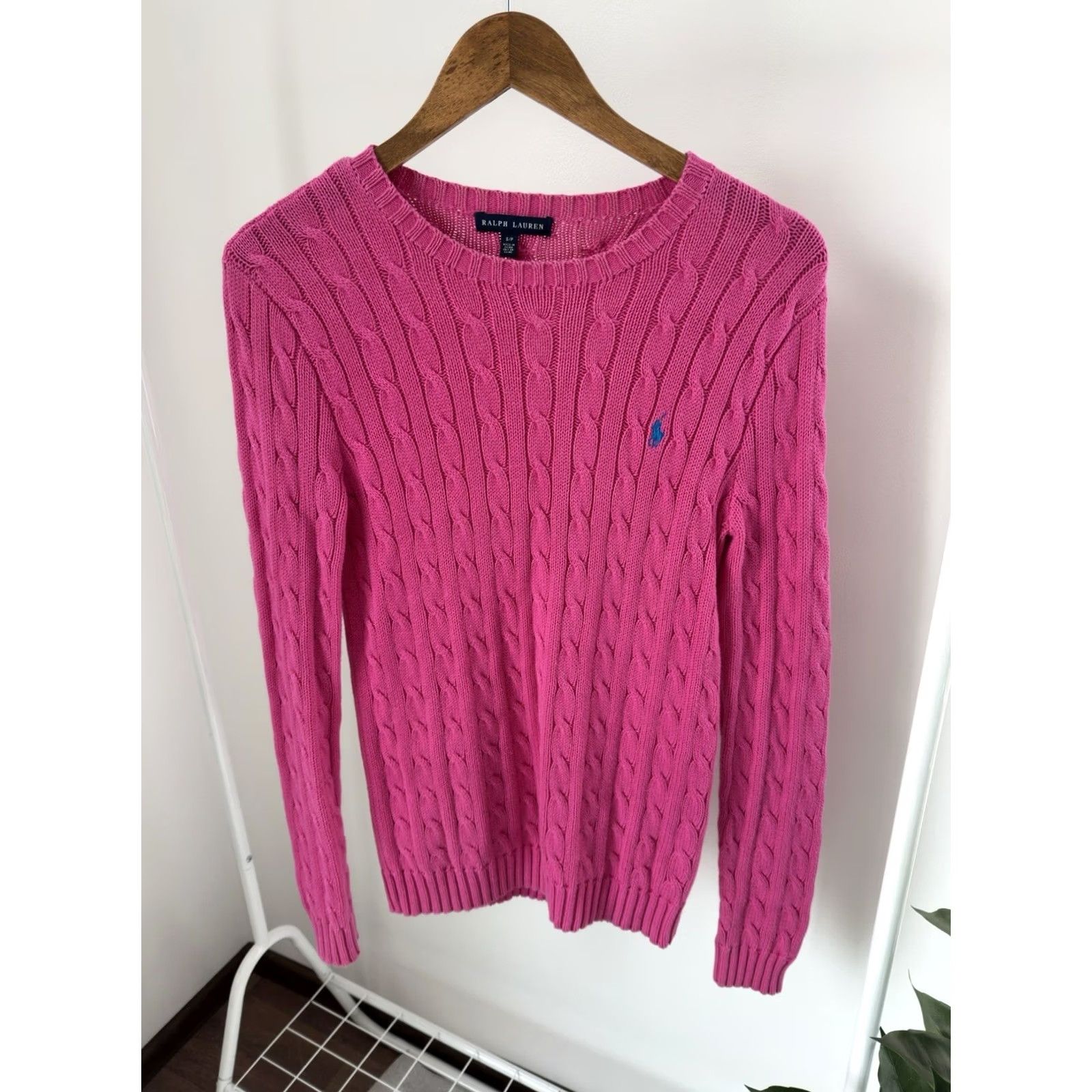 Ralph Lauren VINTAGE Ralph Lauren Woman Sweater Pink Size S Knitted Pullover City Classic 90s Luxury Paris Italy Sezane Vintage Streetwear Womens Size S / US 4 / IT 40 - 5 Thumbnail