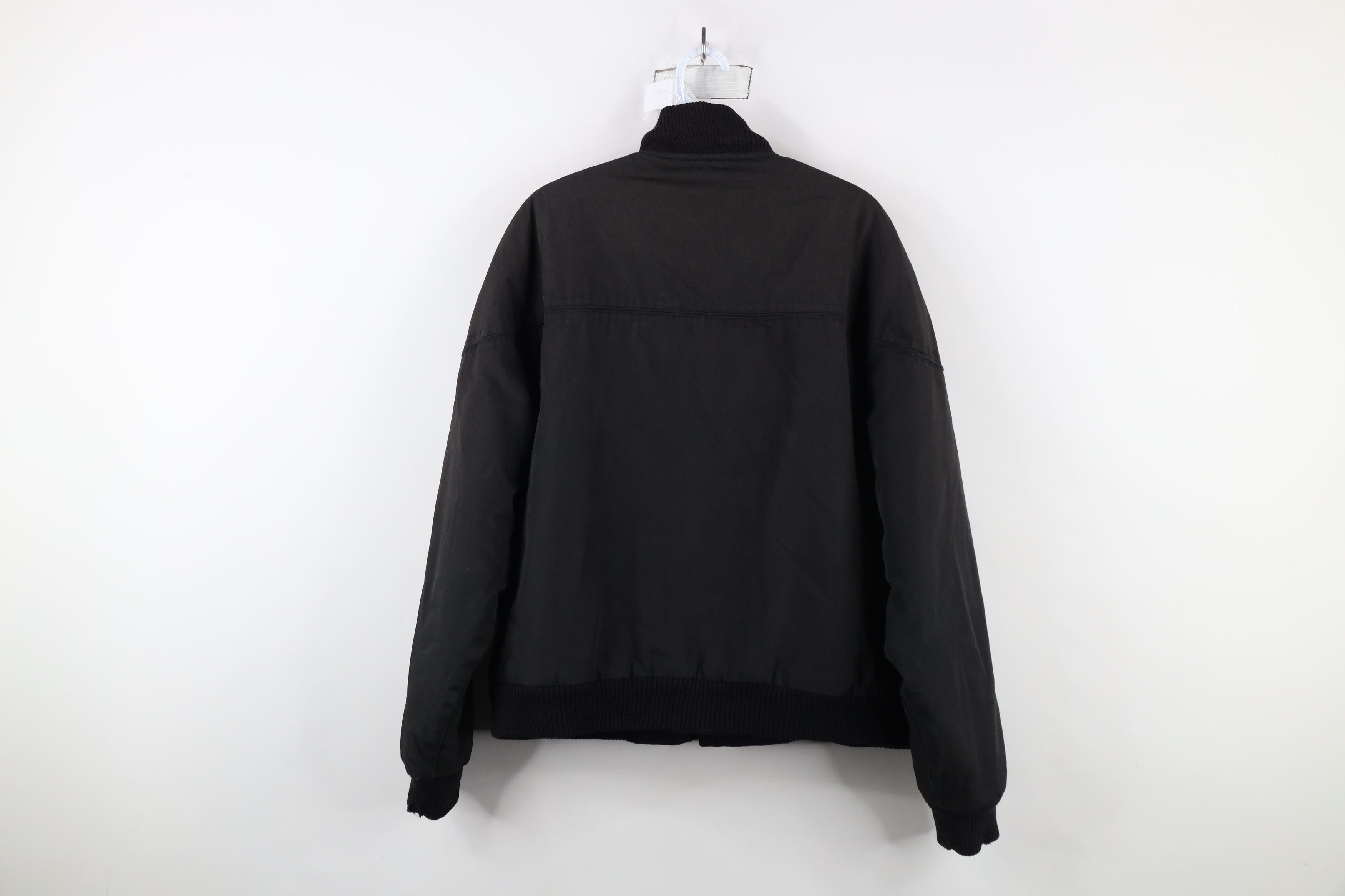 Vintage Vintage 90s Streetwear Quilted Catalina Bomber Jacket Black Size US XL / EU 56 / 4 - 12 Thumbnail
