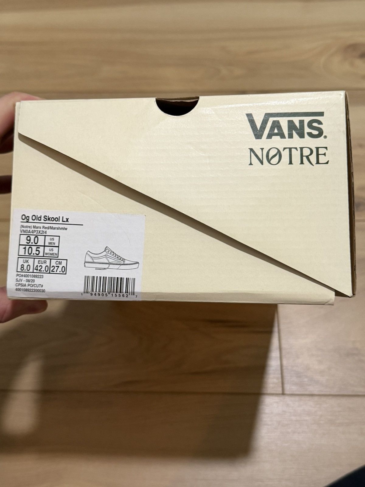 Notre × Vans Vans Notre Mars Red Marshmallow Size US 9 / EU 42 - 6 Thumbnail