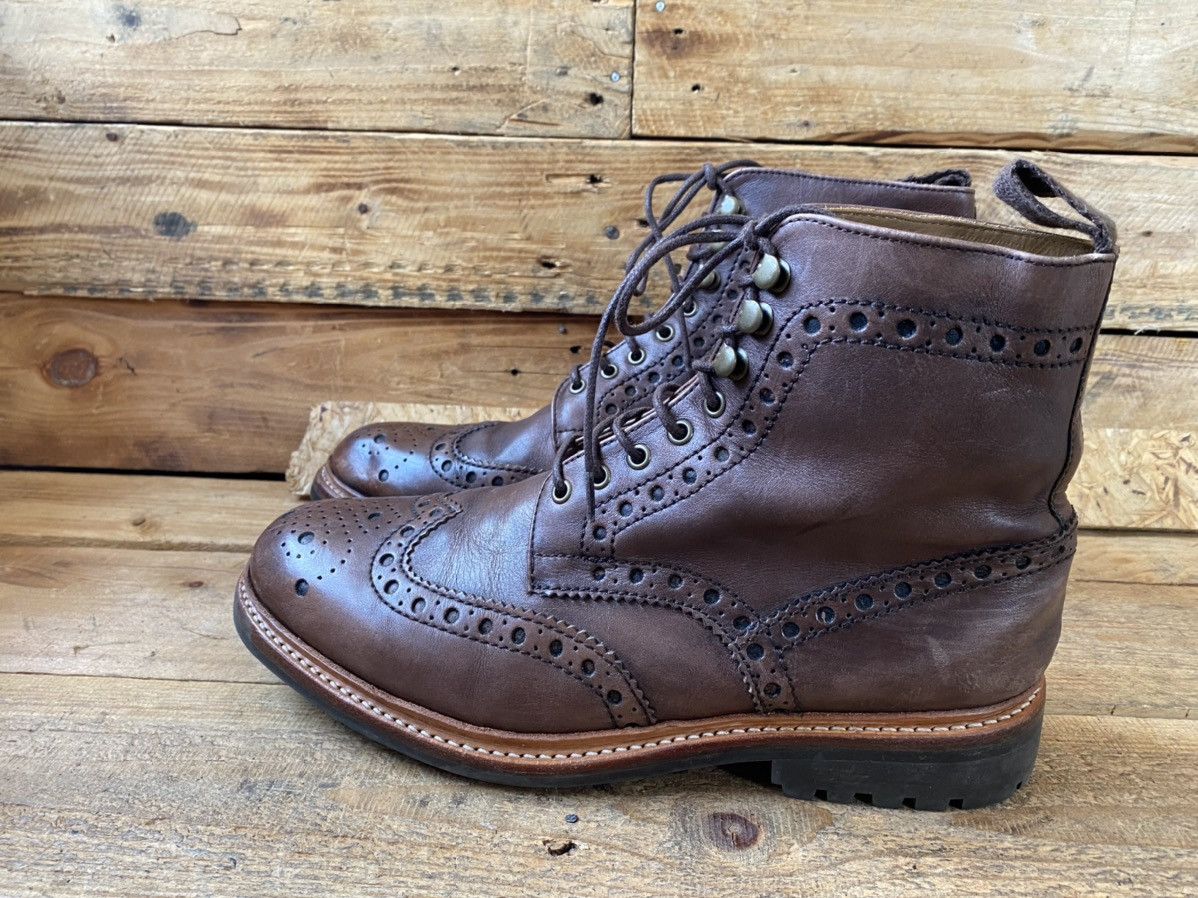 Grenson Grenson brown leather brouges boots uk sz 9 G Us 10 Size US 10 / EU 43 - 6 Thumbnail