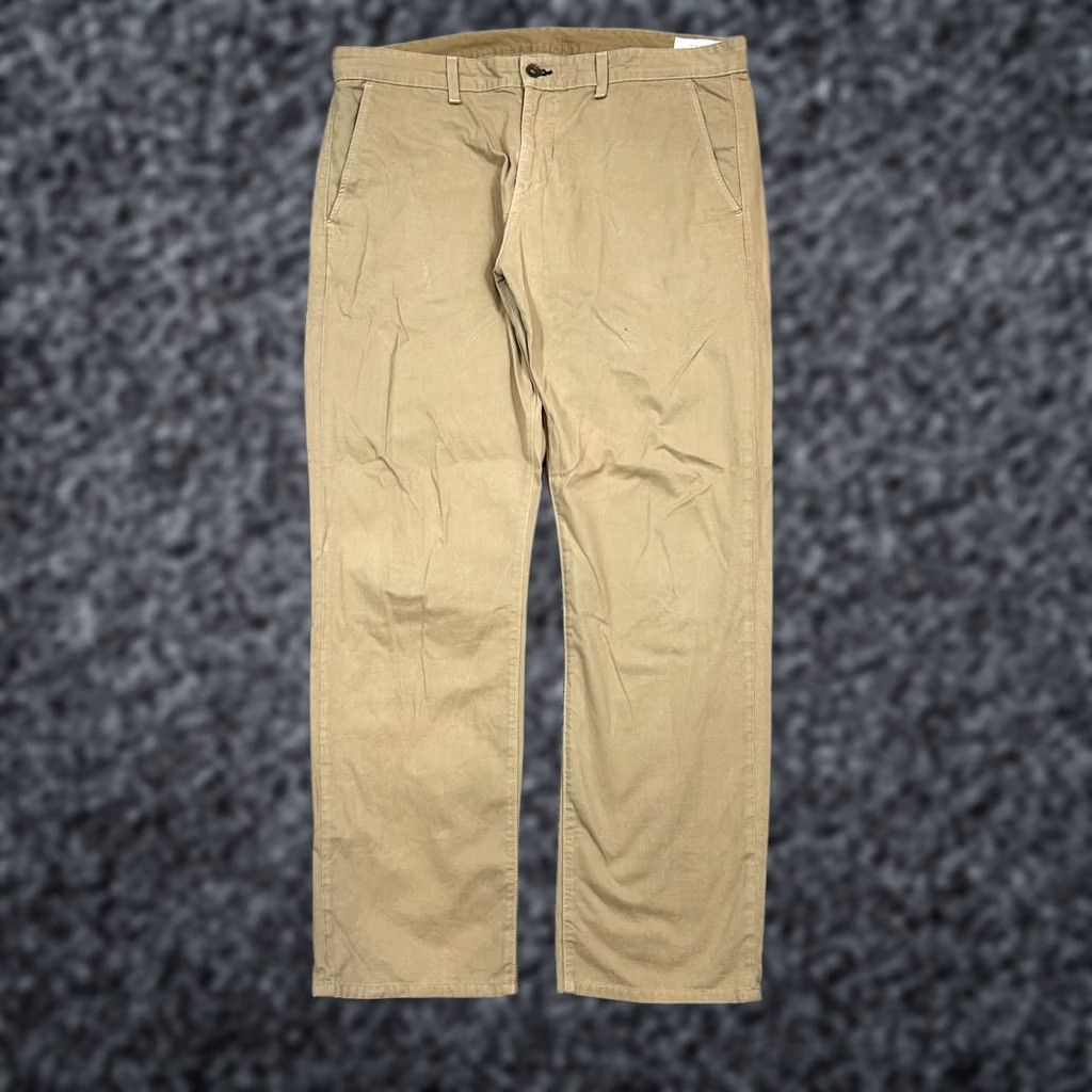 Rag & Bone rag & bone Chino Pants Slim 36x32 Beige USA 2nd Rag & Bone Fit 2 Men Casual Slim Straight Front Button Pocket Logo Pattern Solid Vintage: No Size US 36 / EU 52 - 1 Thumbnail
