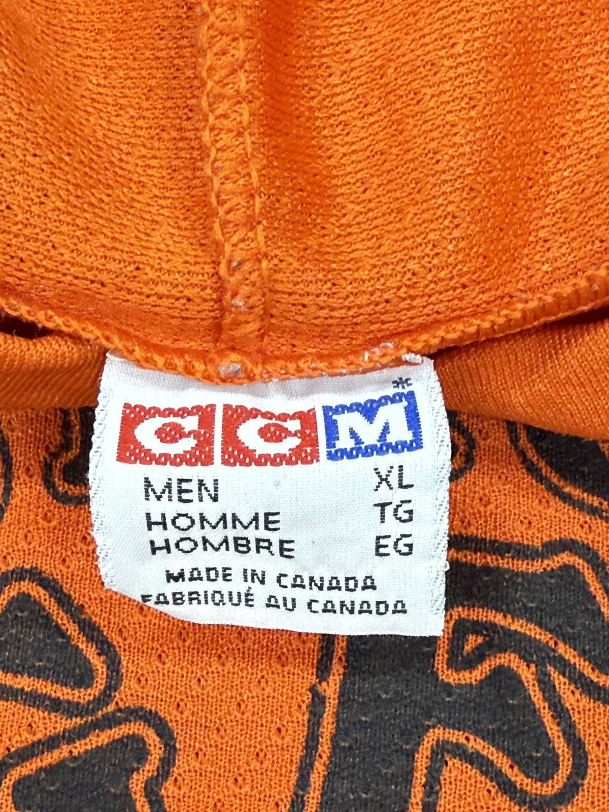 Ccm Vintage CCM Junior Tigers Hockey Jersey Size US XL / EU 56 / 4 - 3 Thumbnail