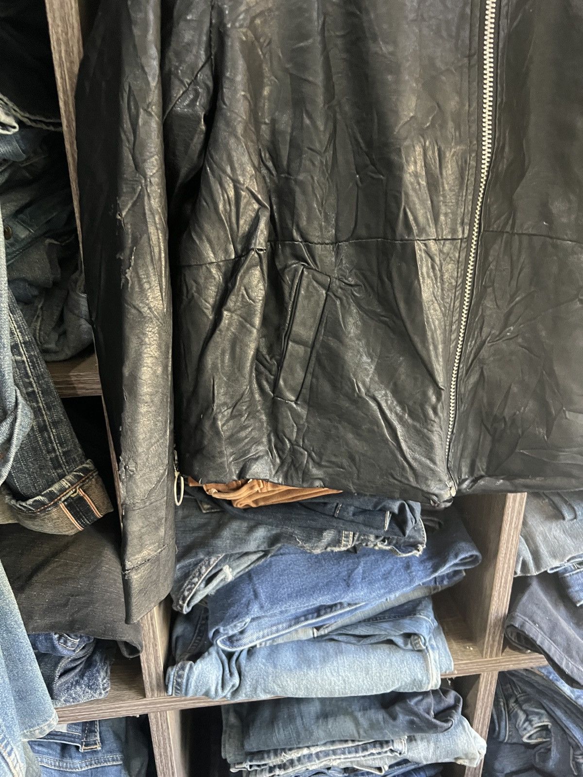 Other 🔥Distressed Yifan Collection Big Cross Jacket Size L / US 10 / IT 46 - 8 Thumbnail