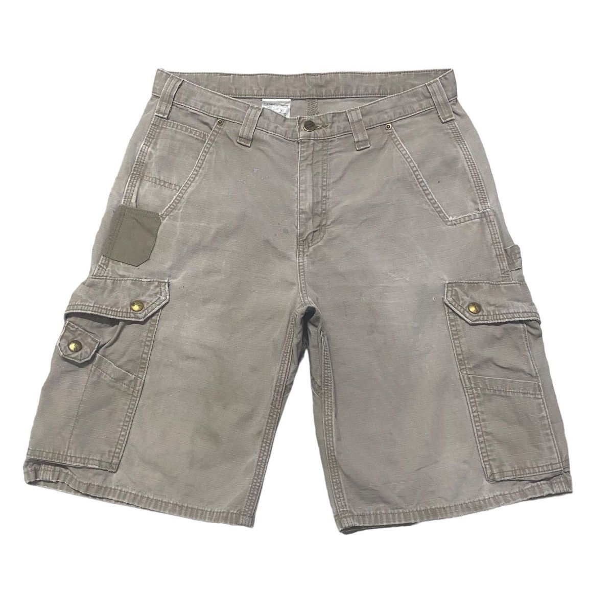 Carhartt Vintage Carhartt Ripstop Cargo Short Pants Size US 33 - 1 Thumbnail