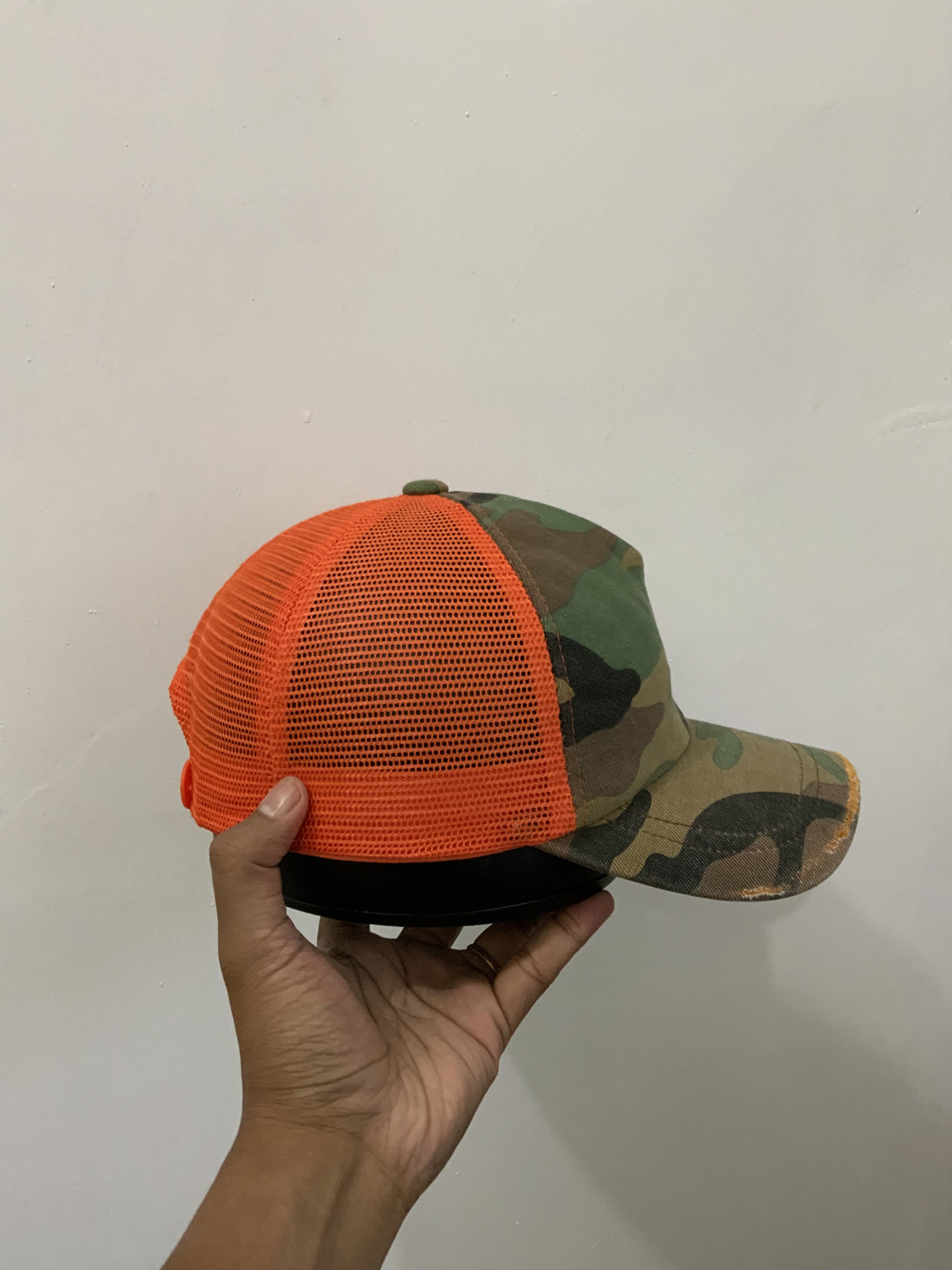 Vintage Air Force Camo Woodland Bondage Trucker Hat Size ONE SIZE - 5 Thumbnail