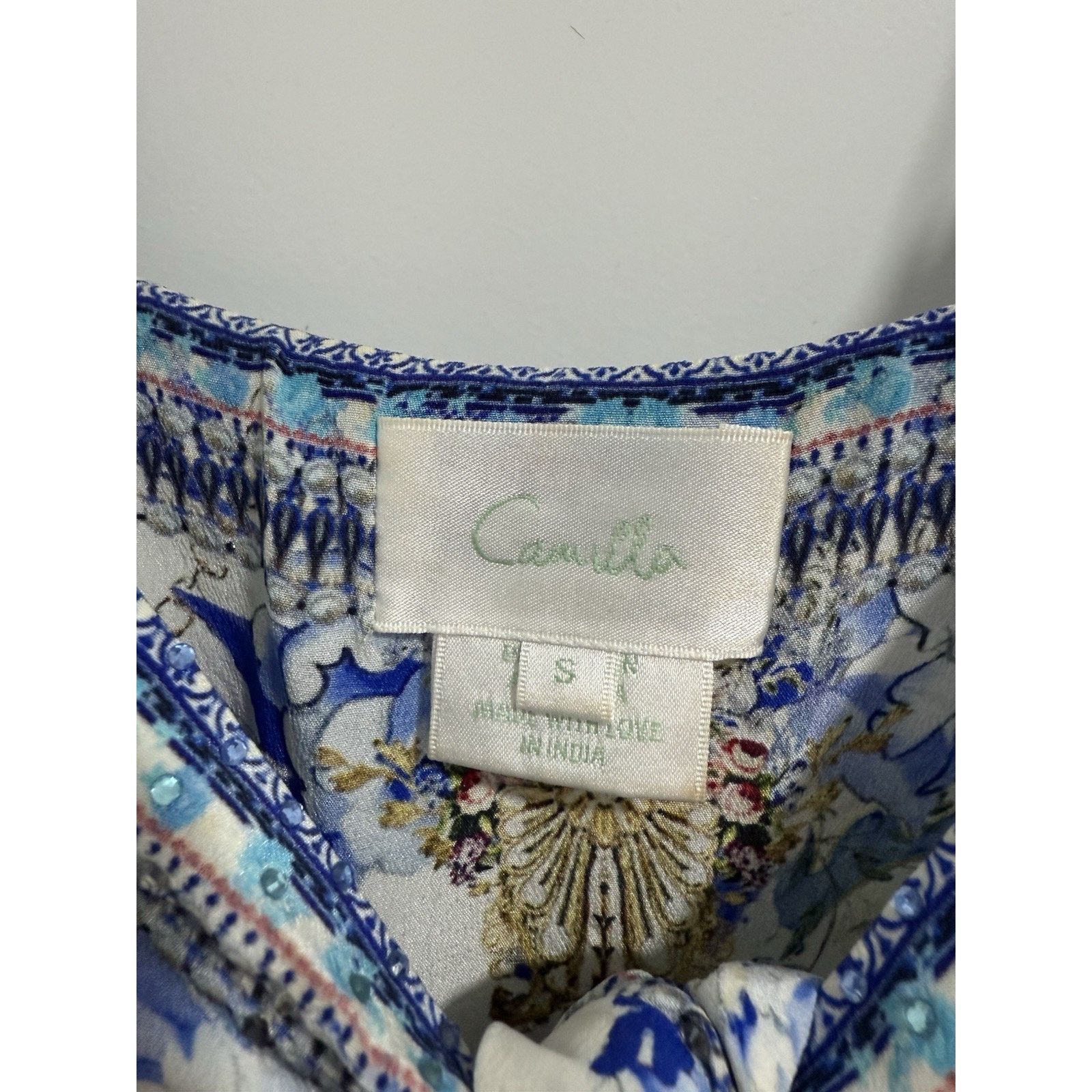 CAMILLA Camilla Saint Germaine Short Dress with Tie Front Size S Size S / US 4 / IT 40 - 10 Thumbnail