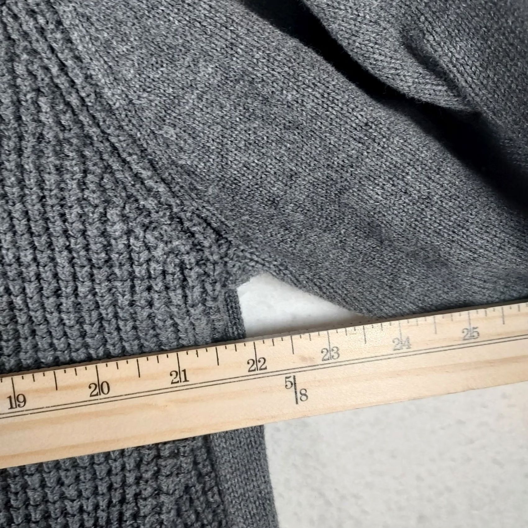 Weatherproof Weatherproof XL Men’s Gray 100% Cotton Knit Pullover Sweater Half Zip Casual Shirt Mens Regular Long Sleeve Mock Neck Zip Knit Winter Fall Clothing Size US XL / EU 56 / 4 - 6 Thumbnail