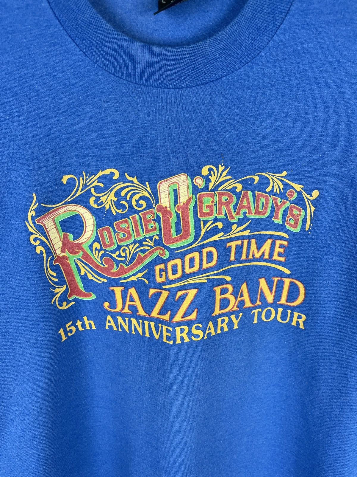 Band Tees Vintage 80 Rosie O'Grady's Good Time Jazz Band Merch T-shirt Size US L / EU 52-54 / 3 - 5 Thumbnail