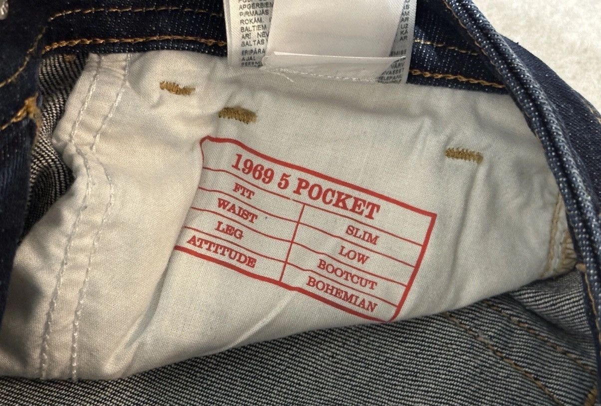 Diesel Diesel Bootcut Flared 1969 5 pocket Women’s Low Rise Jeans Size 29" - 13 Thumbnail