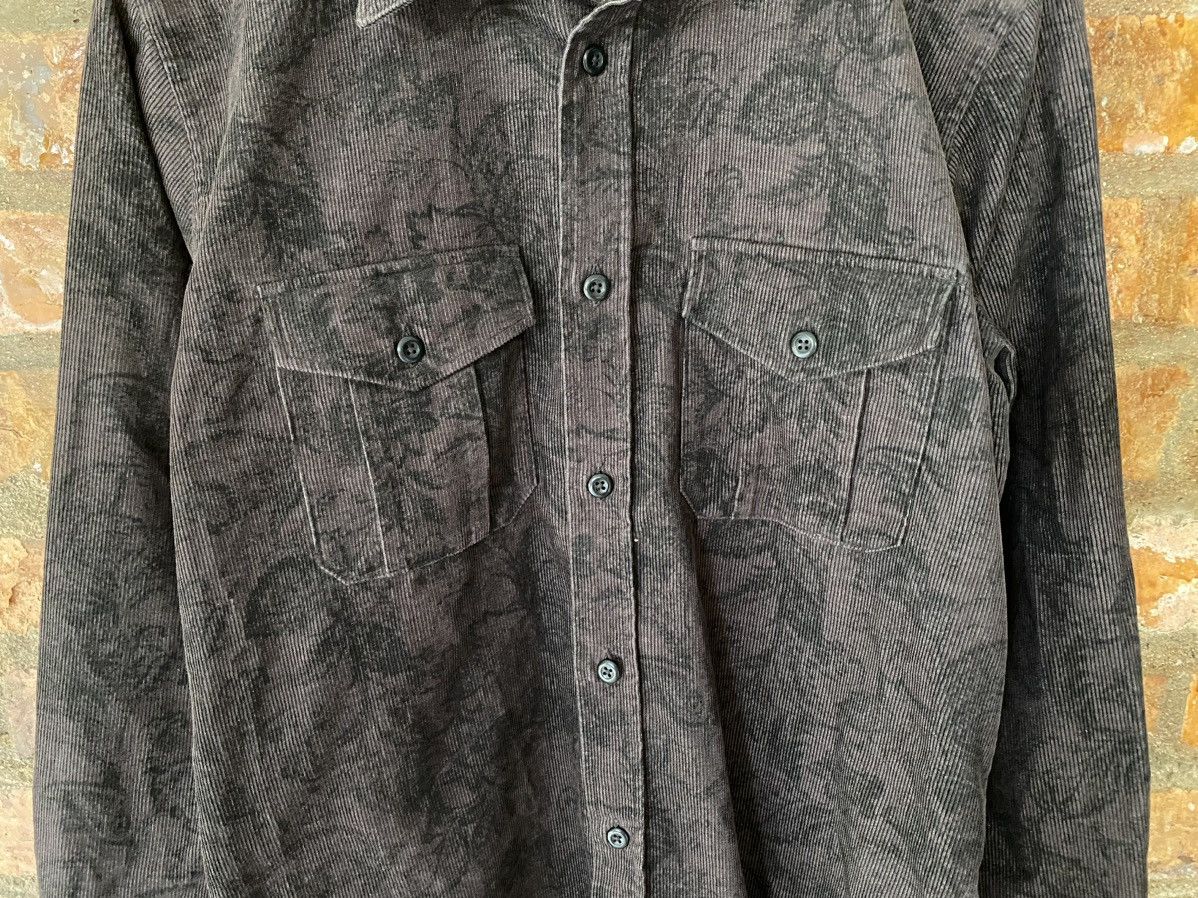 Obelisk 2000s Custom Culture Japan paisley floral corduroy shirt Size US M / EU 48-50 / 2 - 4 Thumbnail