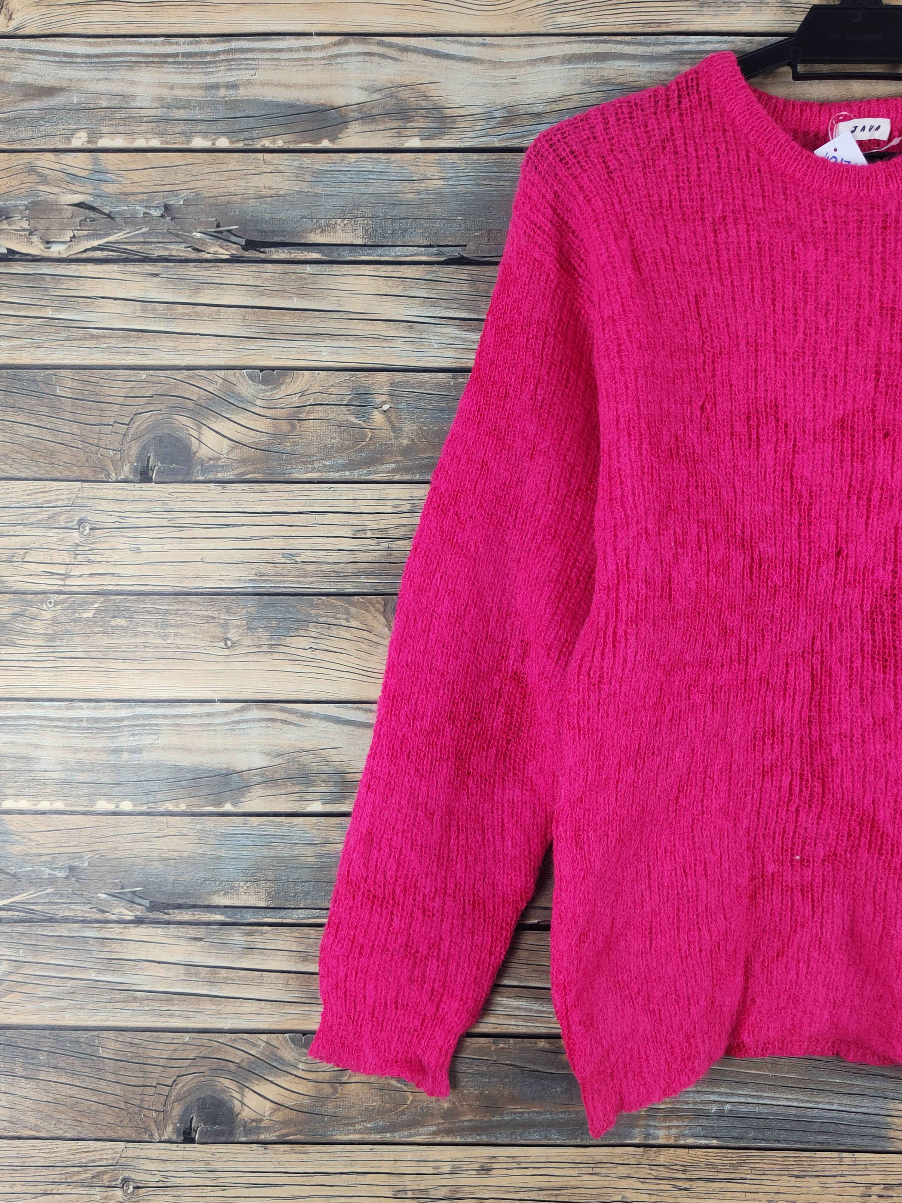Japanese Brand Java Pink Knitwear Sweatshirts #W2171 Size S / US 4 / IT 40 - 3 Thumbnail