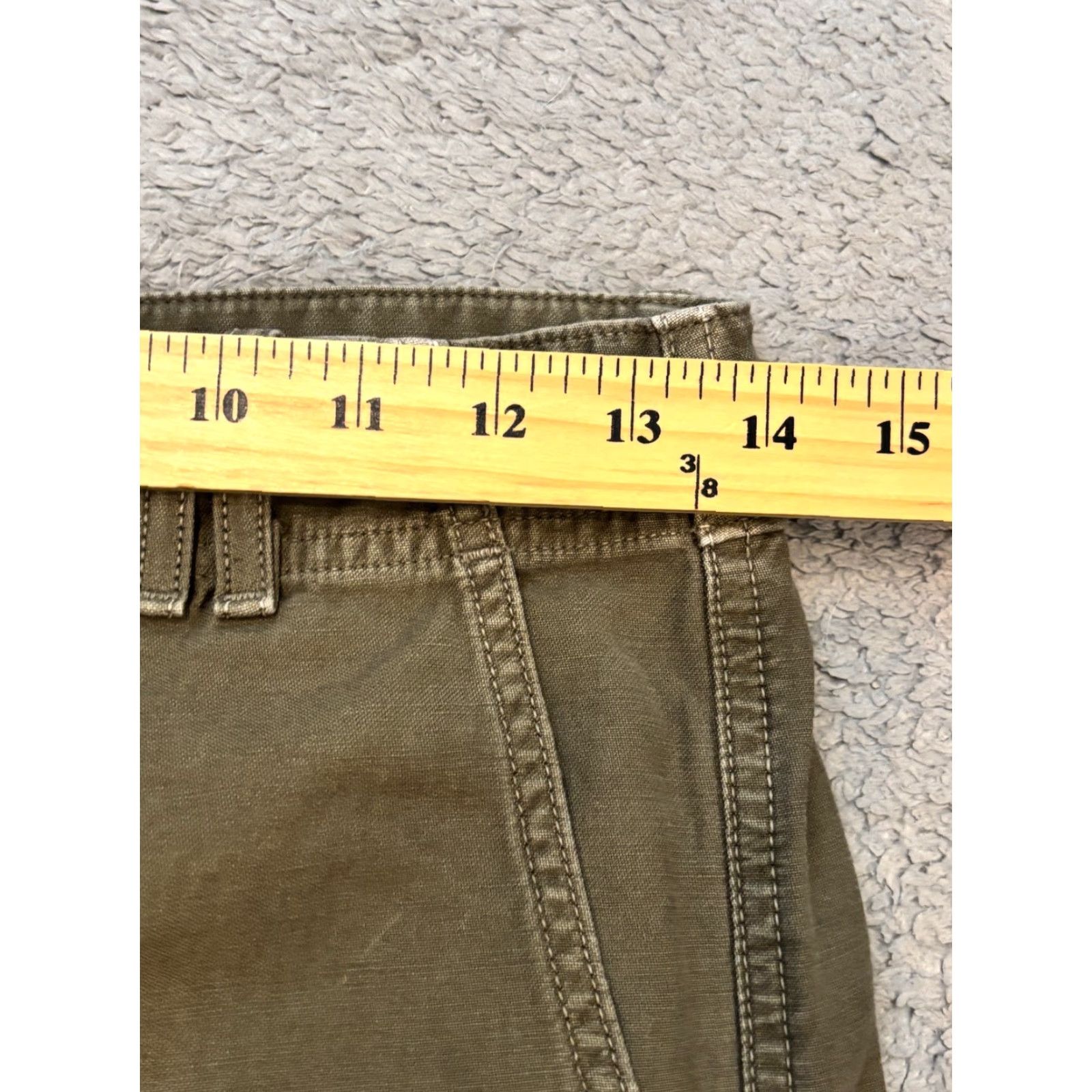 Citizens Of Humanity Citizens of Humanity Pants Womens 24 Green Tapered Military Wide Jogger Button Fly Pockets Size 42" / US 20 - 4 Thumbnail