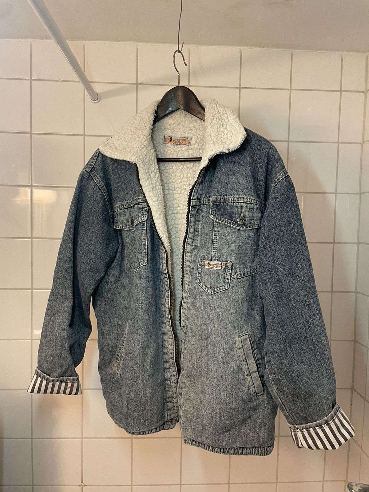 Other × Vintage Duck’s sherpa denim jacket Size US L / EU 52-54 / 3 - 1 Thumbnail