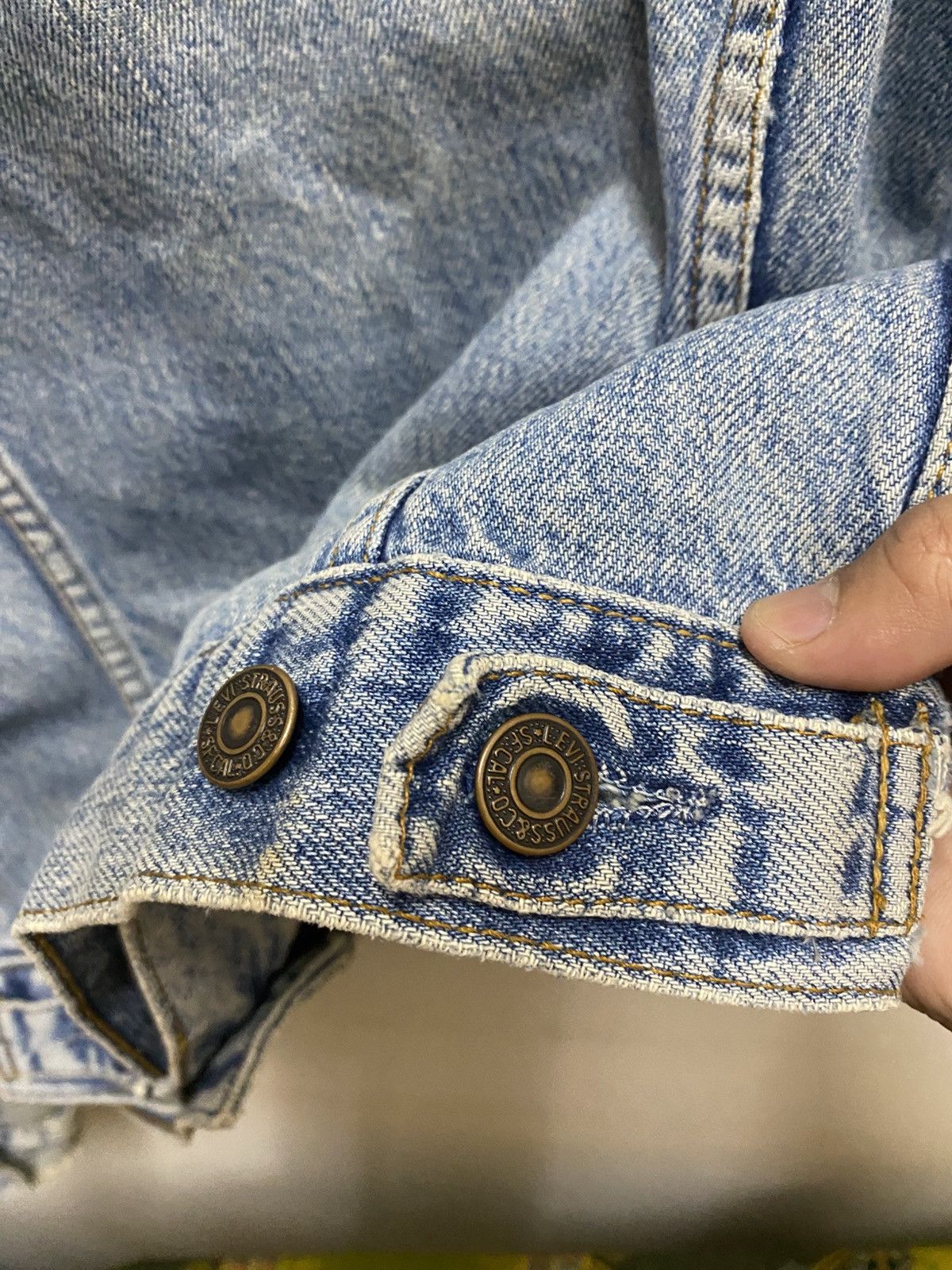Levi's Vintage Clothing Levi's Faded Denim Jaket Size US XS / EU 42 / 0 - 9 Thumbnail