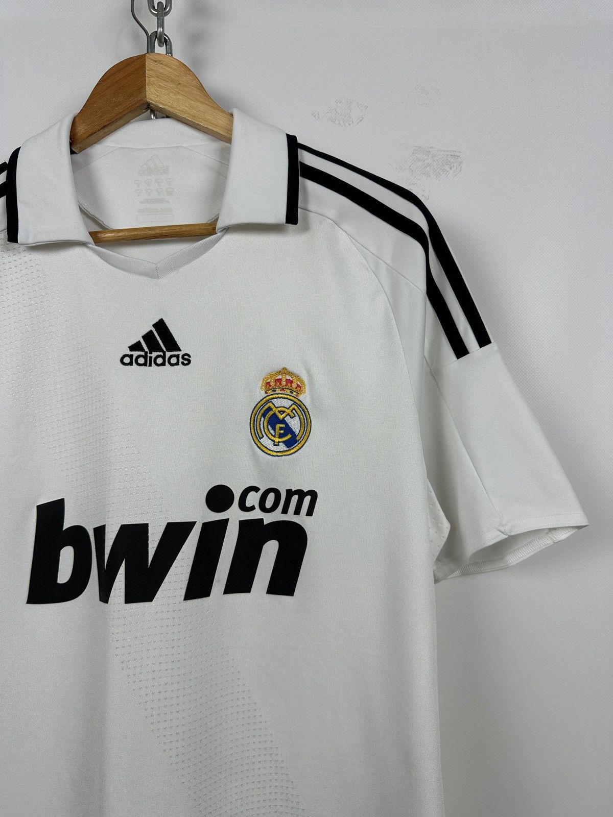 Adidas 2008/09 Adidas FC Real Madrid Vintage Home Soccer Jersey Kit Size US M / EU 48-50 / 2 - 5 Thumbnail