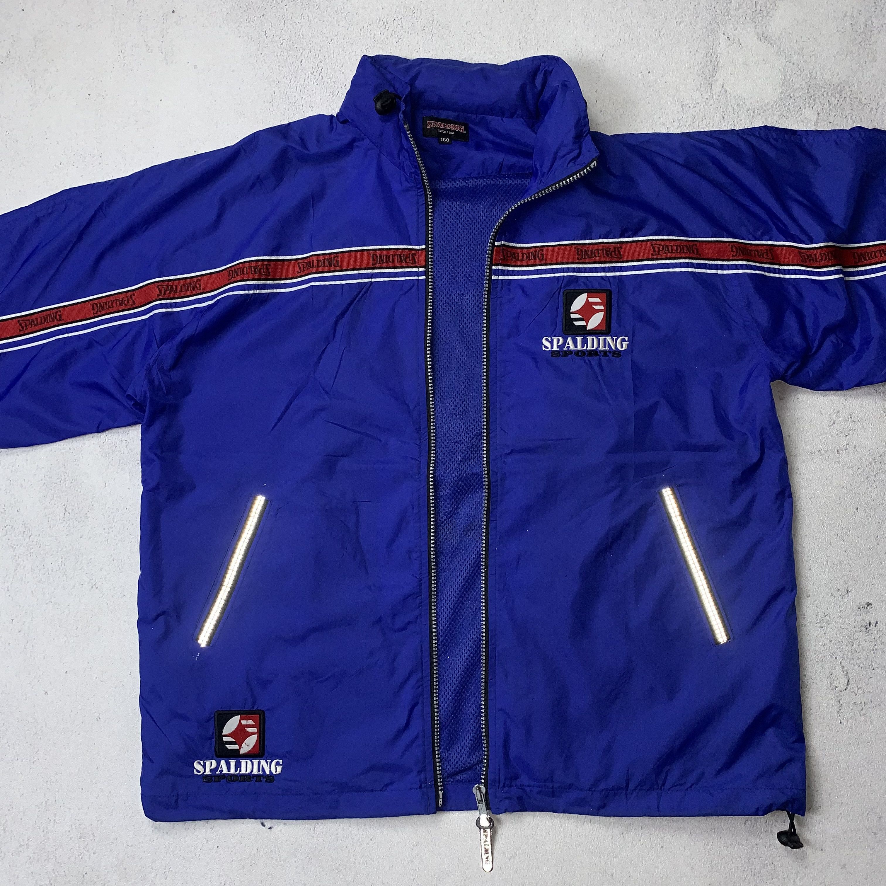 Spalding Vintage 90s Spalding Sports Jacket Hooded Size US S / EU 44-46 / 1 - 7 Thumbnail