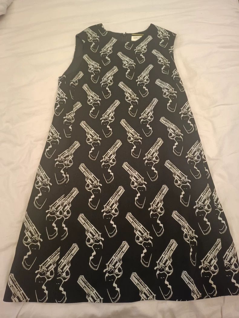 Saint Laurent Paris Saint Laurent Paris Pistol print skirt-2506 Size XS / US 0-2 / IT 36-38 - 1 Thumbnail