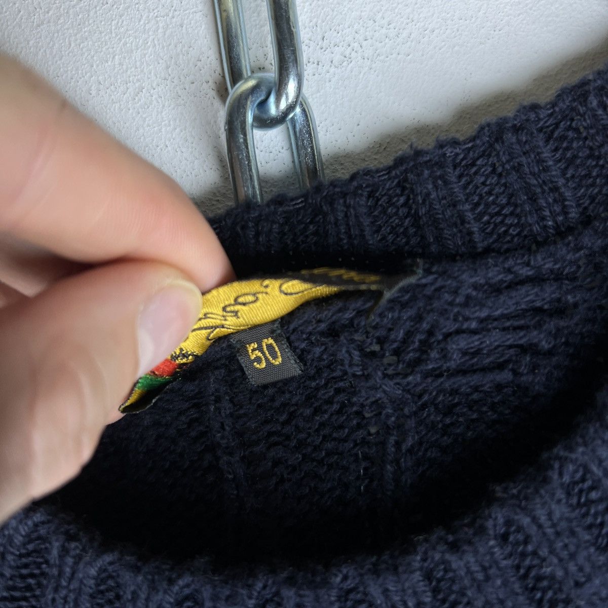 Loro Piana Loro Piana Cable Knitwear Jumper Sweater Navy Classic Luxury Size US M / EU 48-50 / 2 - 6 Thumbnail