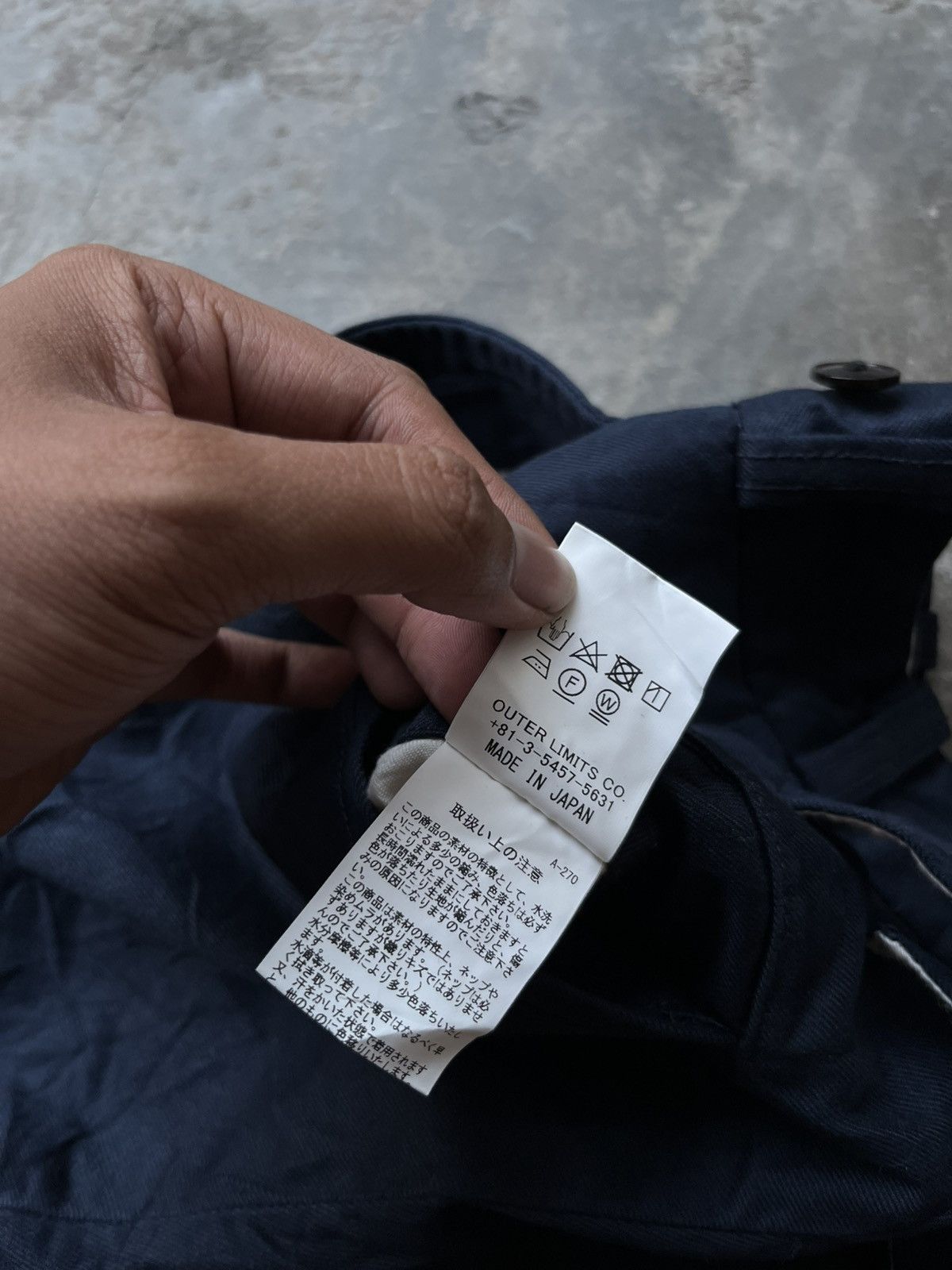 Nigel Cabourn buckle back baggy pants